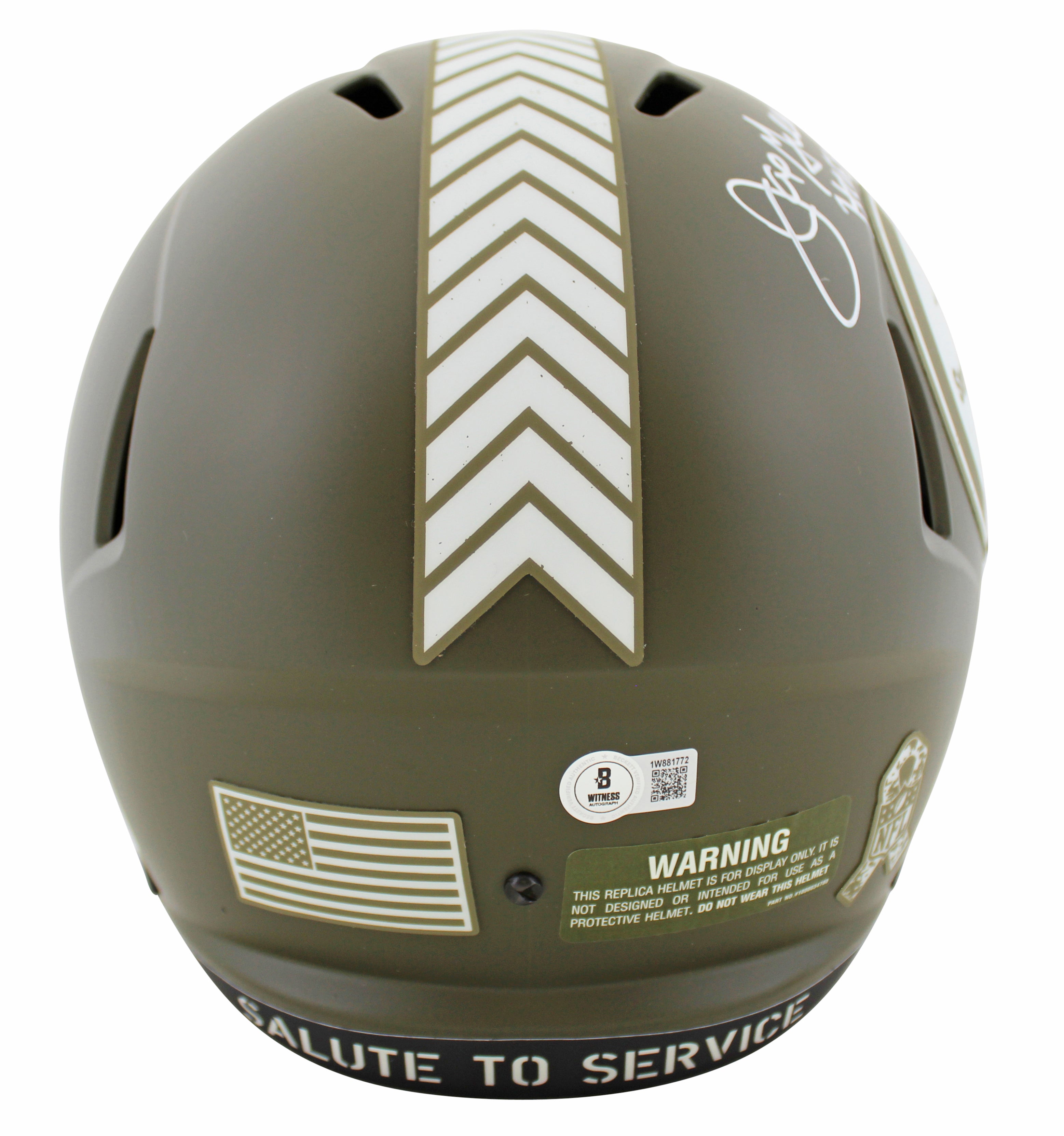 Steelers Joe Greene "HOF 87" Signed STS Full Size Speed Rep Helmet BAS Witnessed