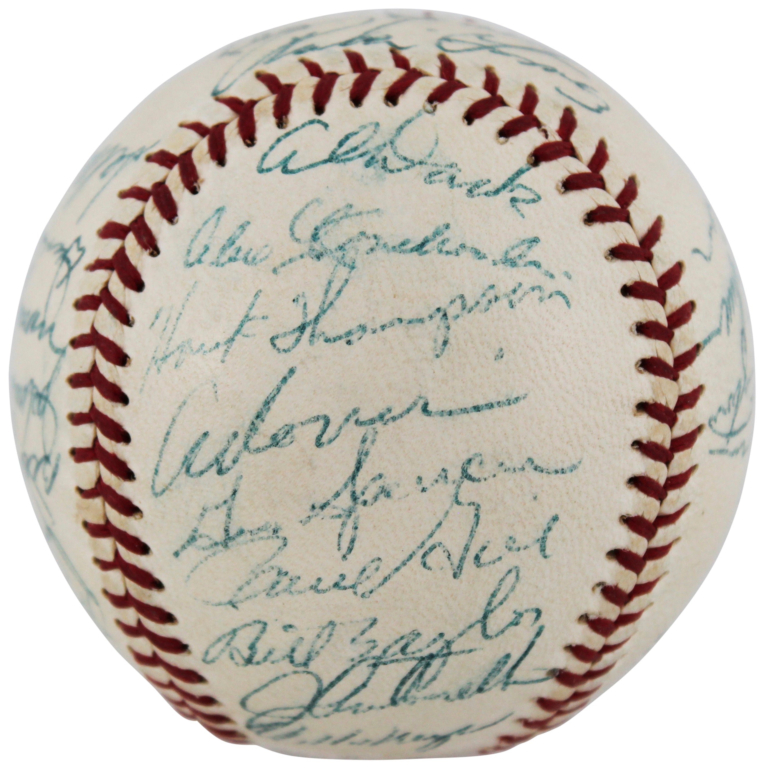 1953 Giants (29) Mays, Irvin Authentic Signed Giles Onl Baseball JSA #BB19810