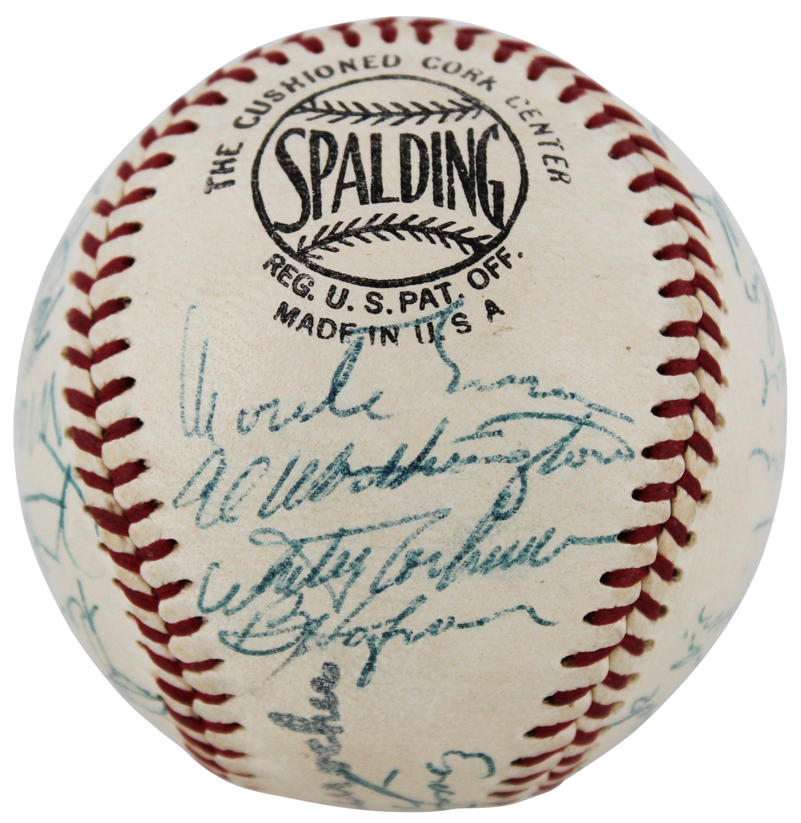 1953 Giants (29) Mays, Irvin Authentic Signed Giles Onl Baseball JSA #BB19810