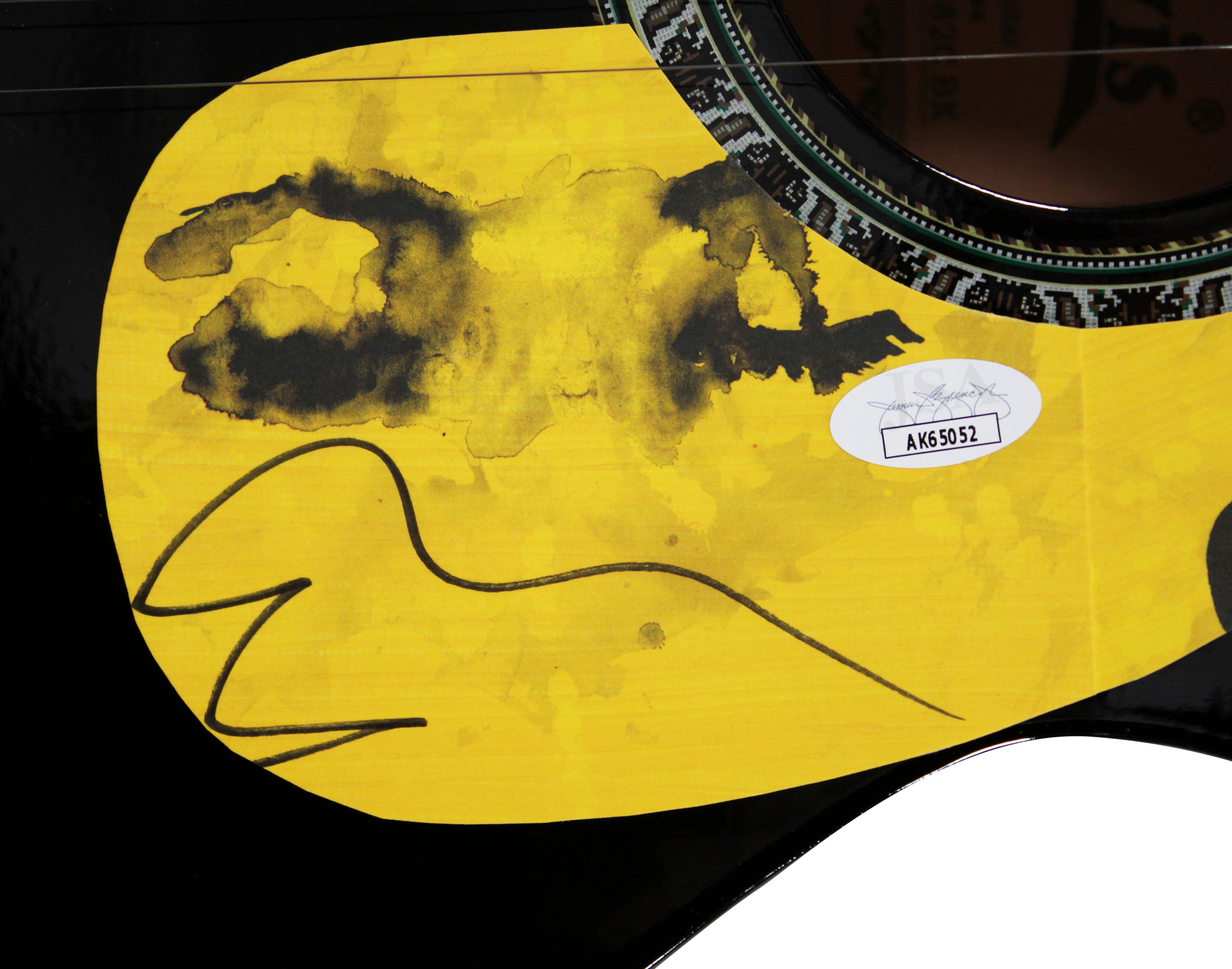 Ed Sheeran Authentic Signed Black Acoustic Guitar Autographed JSA #AK65052