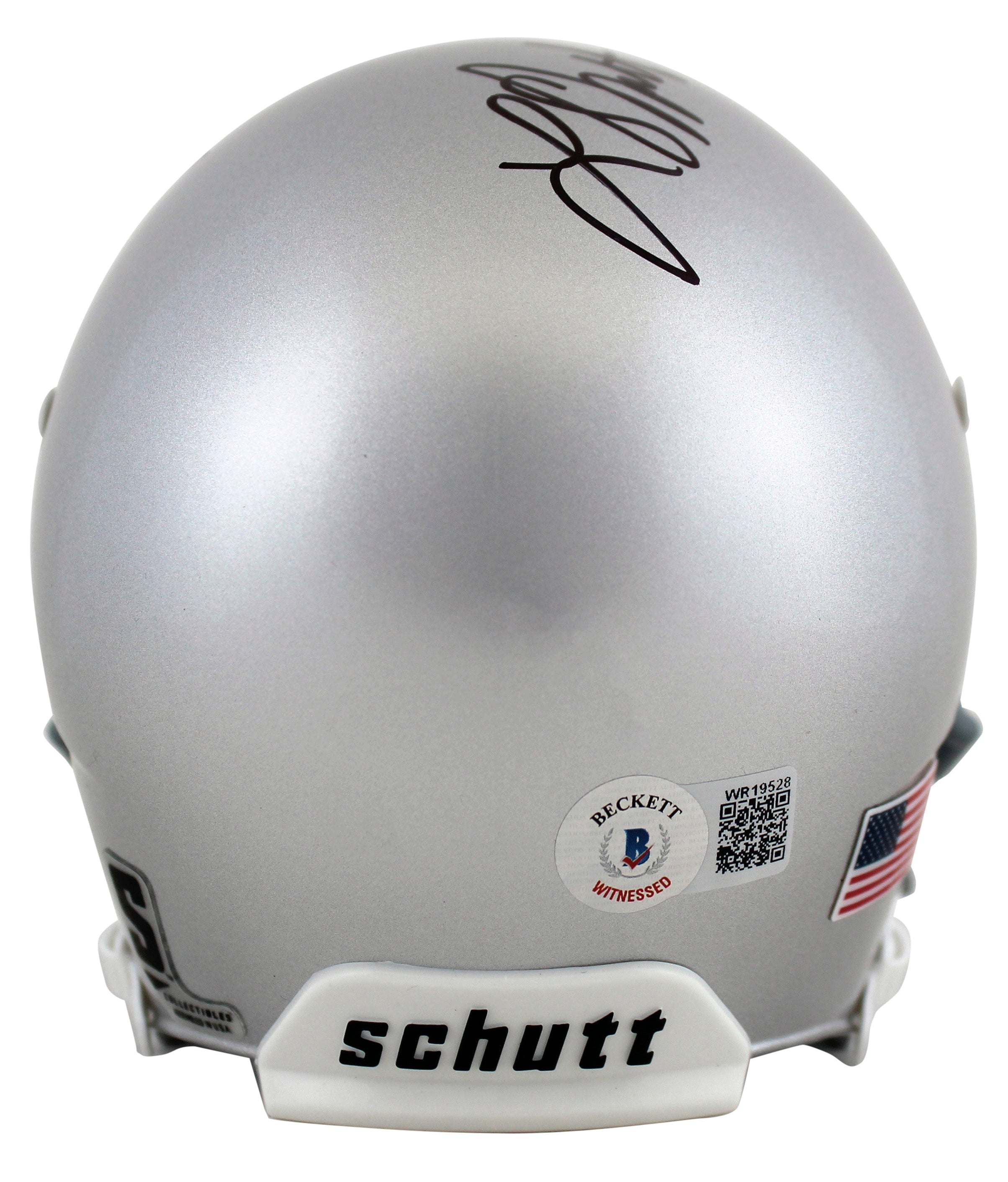 Colorado Laviska Shenault Jr. Signed Grey Schutt Mini Helmet BAS Witnessed