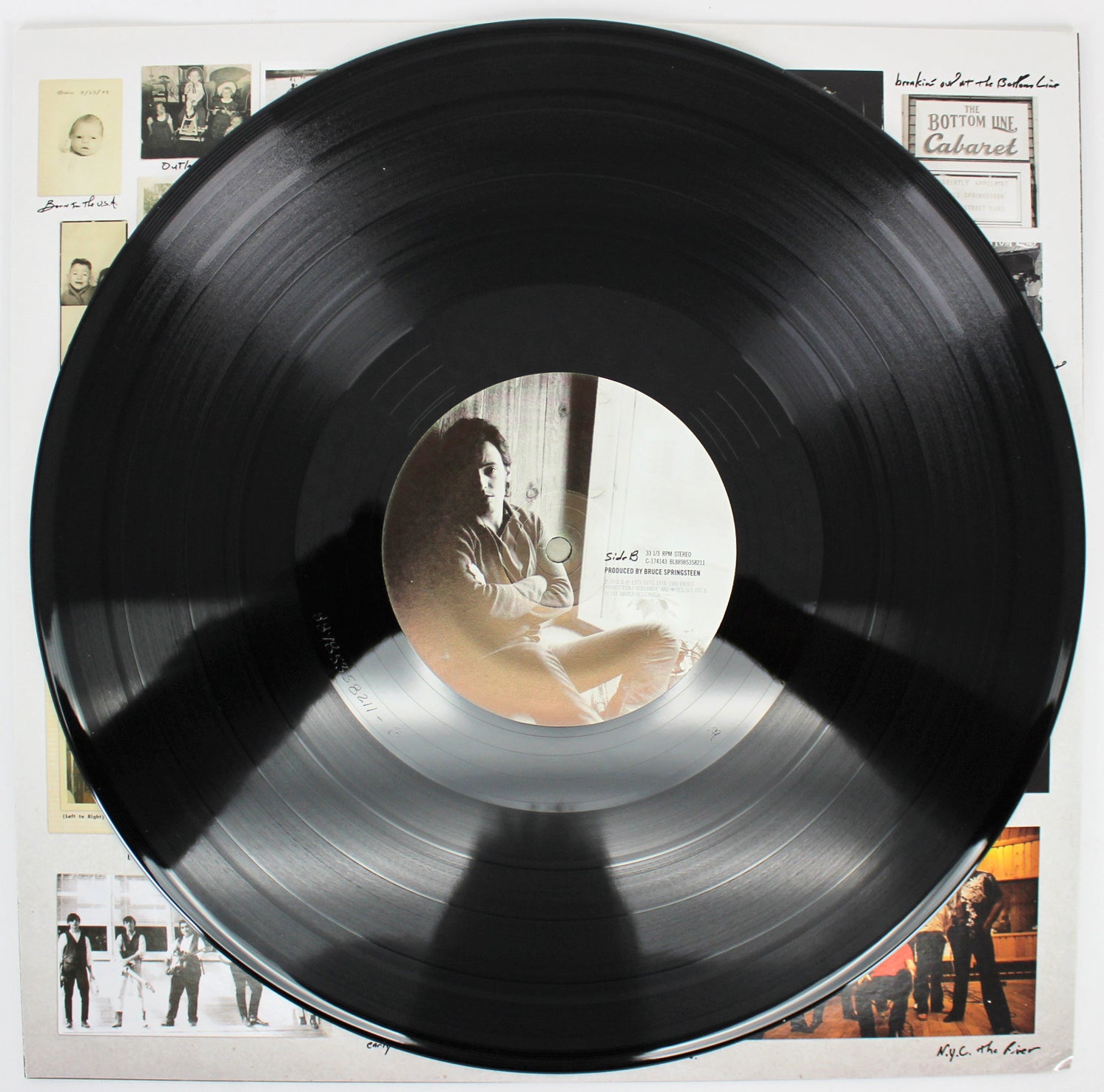 Bruce Springsteen Signed Chapter And Verse Album Cover W/ Vinyl JSA #Z71257