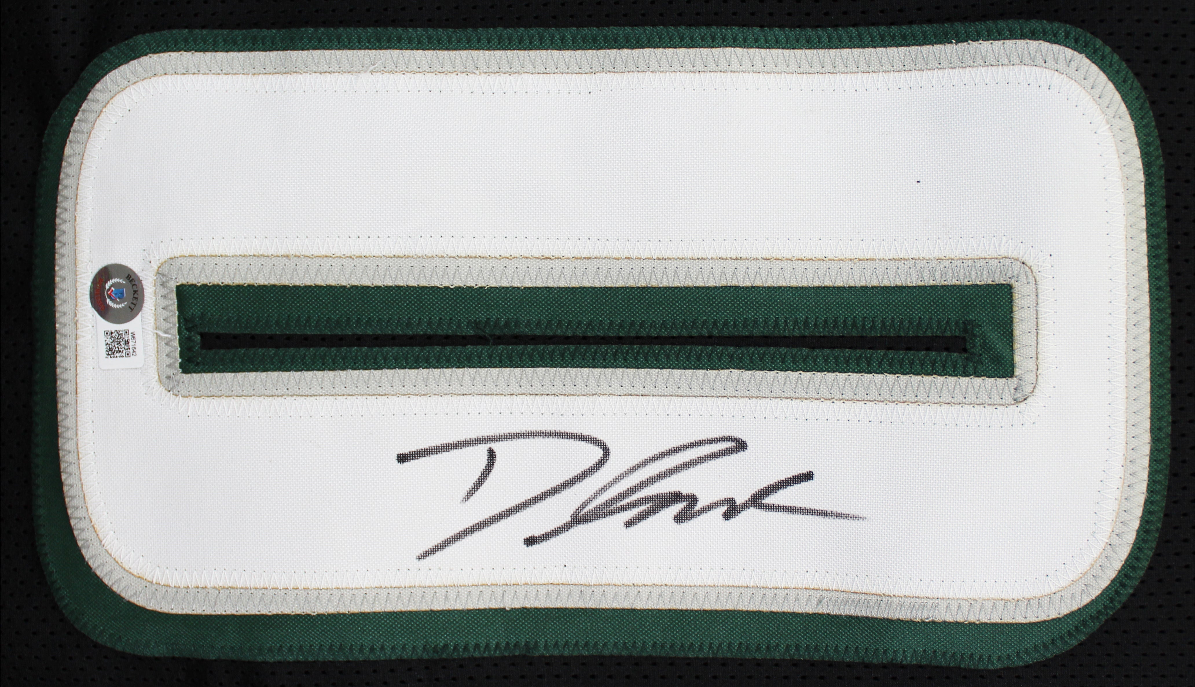 D'Andre Swift Authentic Signed Black Pro Style Jersey BAS Witnessed