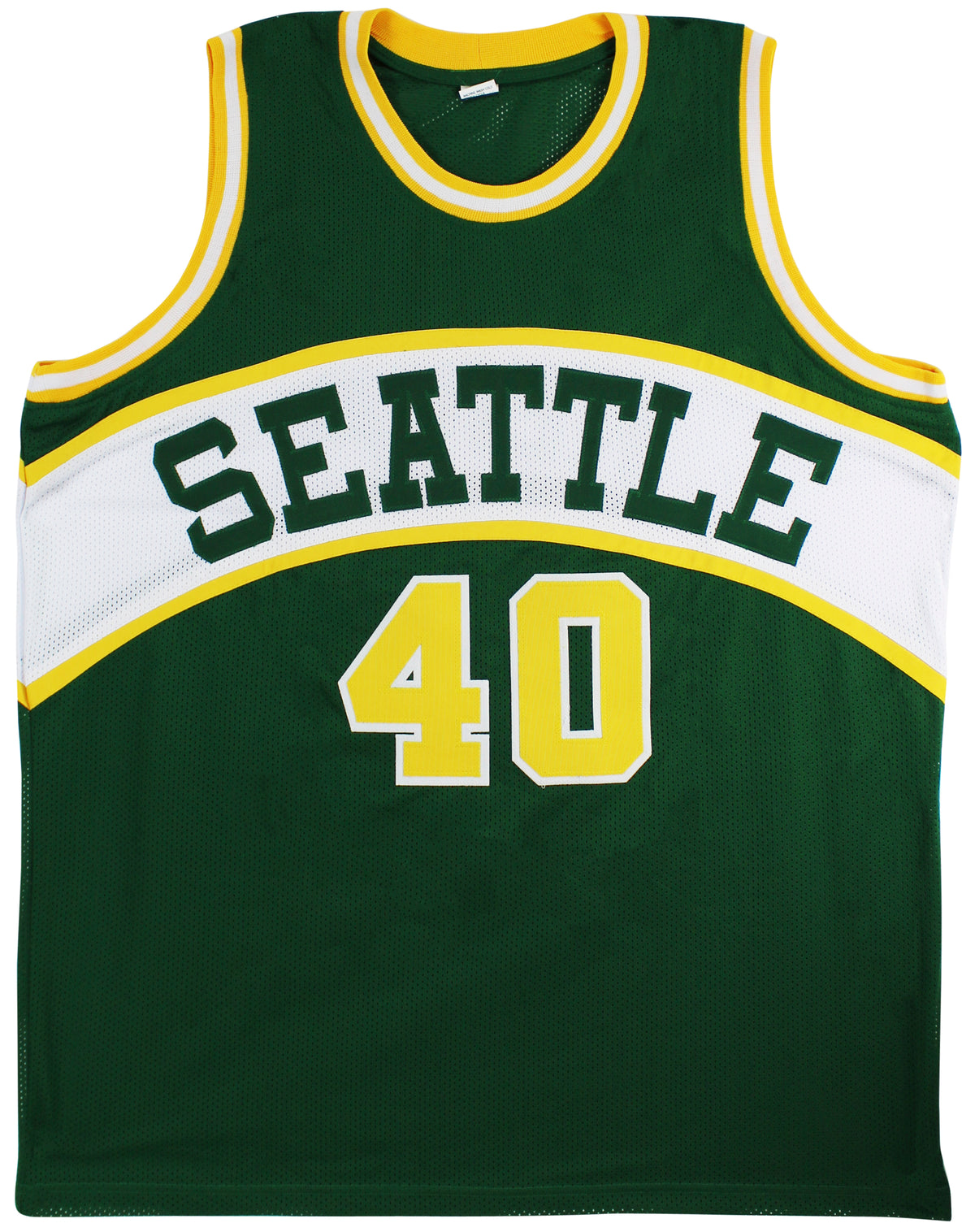 Shawn Kemp Authentic Signed Green Pro Style Jersey Autographed JSA Witness