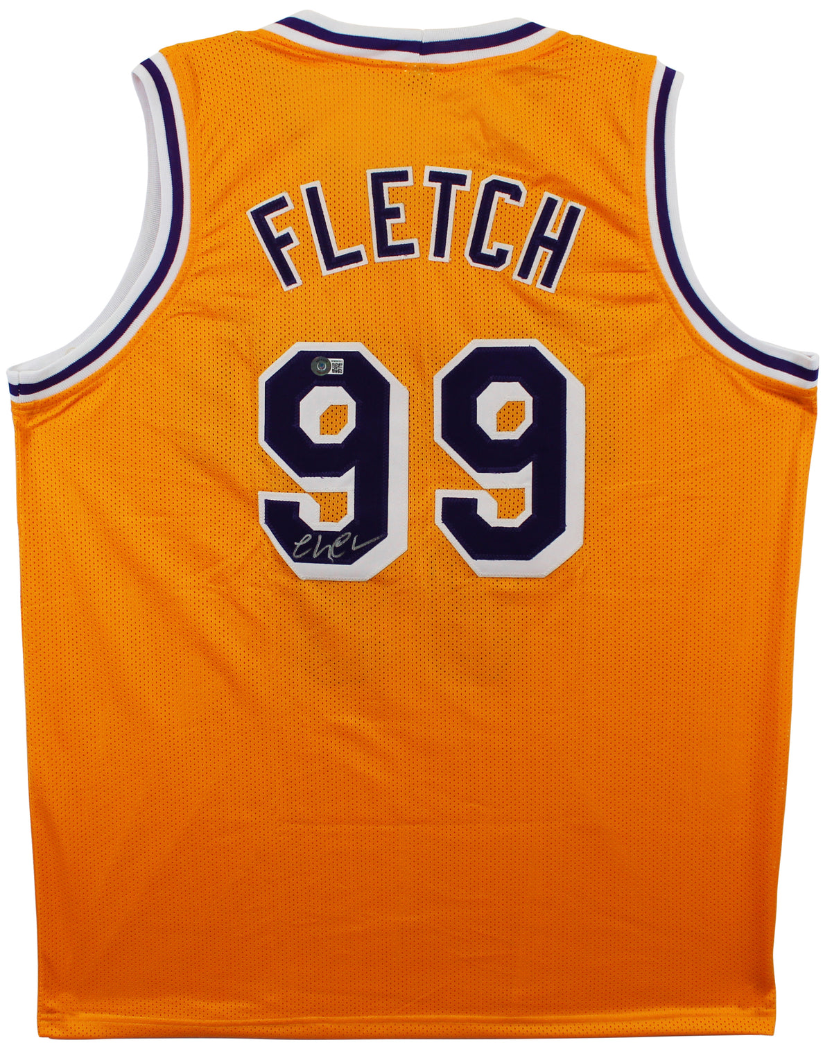 Chevy Chase Fletch Authentic Signed Yellow Pro Style Jersey BAS Witness #WM90932