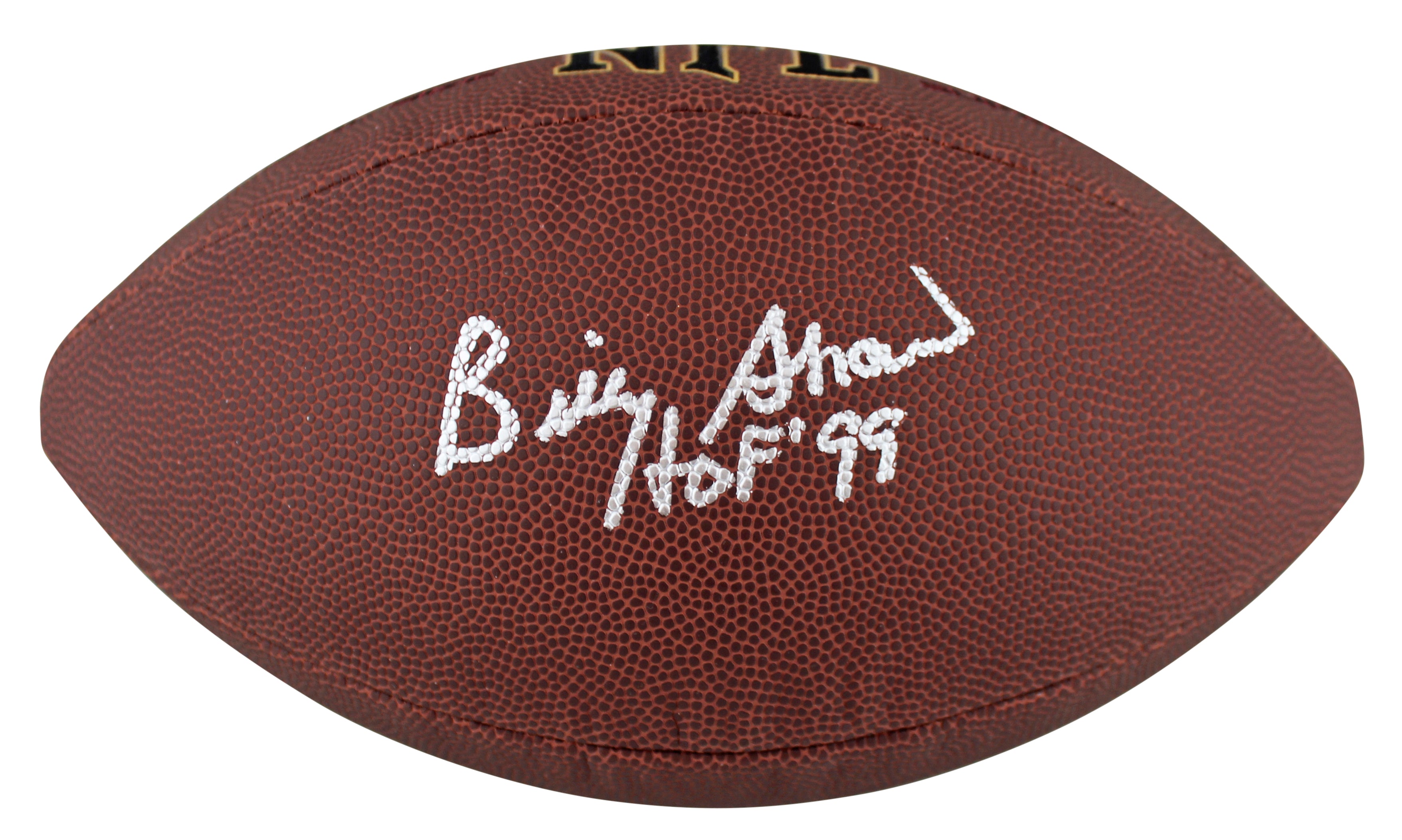 Bills Billy Shaw "HOF 99" Authentic Signed Super Grip Nfl Football BAS Witnessed