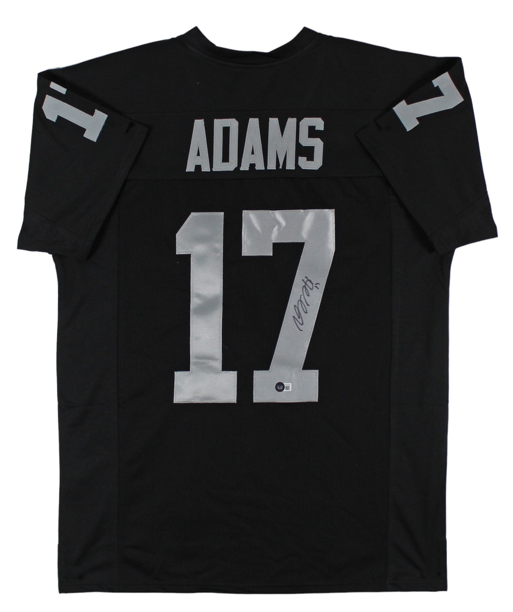 Davante Adams Authentic Signed Black Pro Style Jersey Autographed BAS Witnessed
