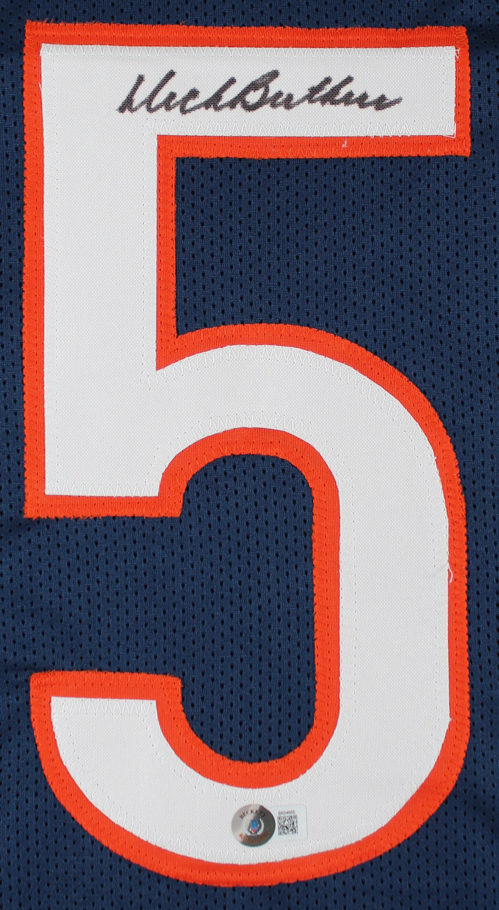 Dick Butkus Authentic Signed Navy Blue Pro Style Jersey Autographed BAS HOLIDAY DOORBUSTER