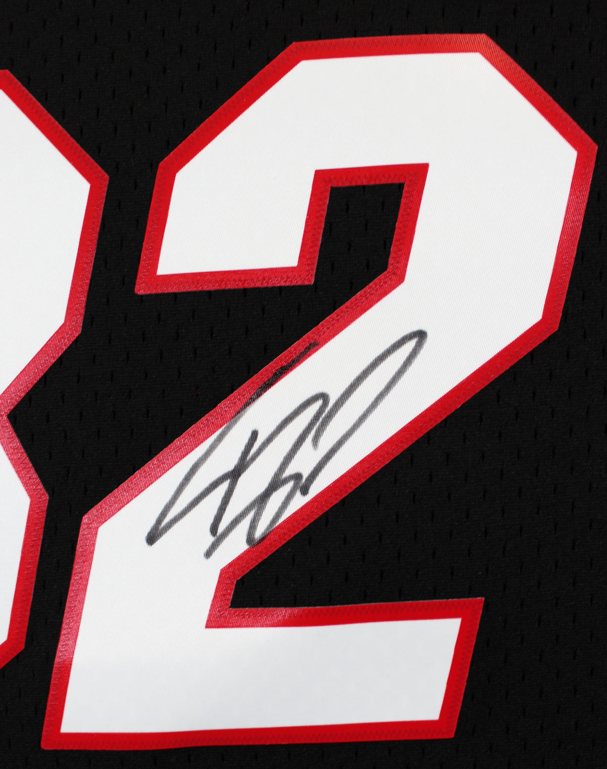 Heat Shaquille O'Neal Signed Black M&N HWC Swingman Jersey BAS Witness #WP79097