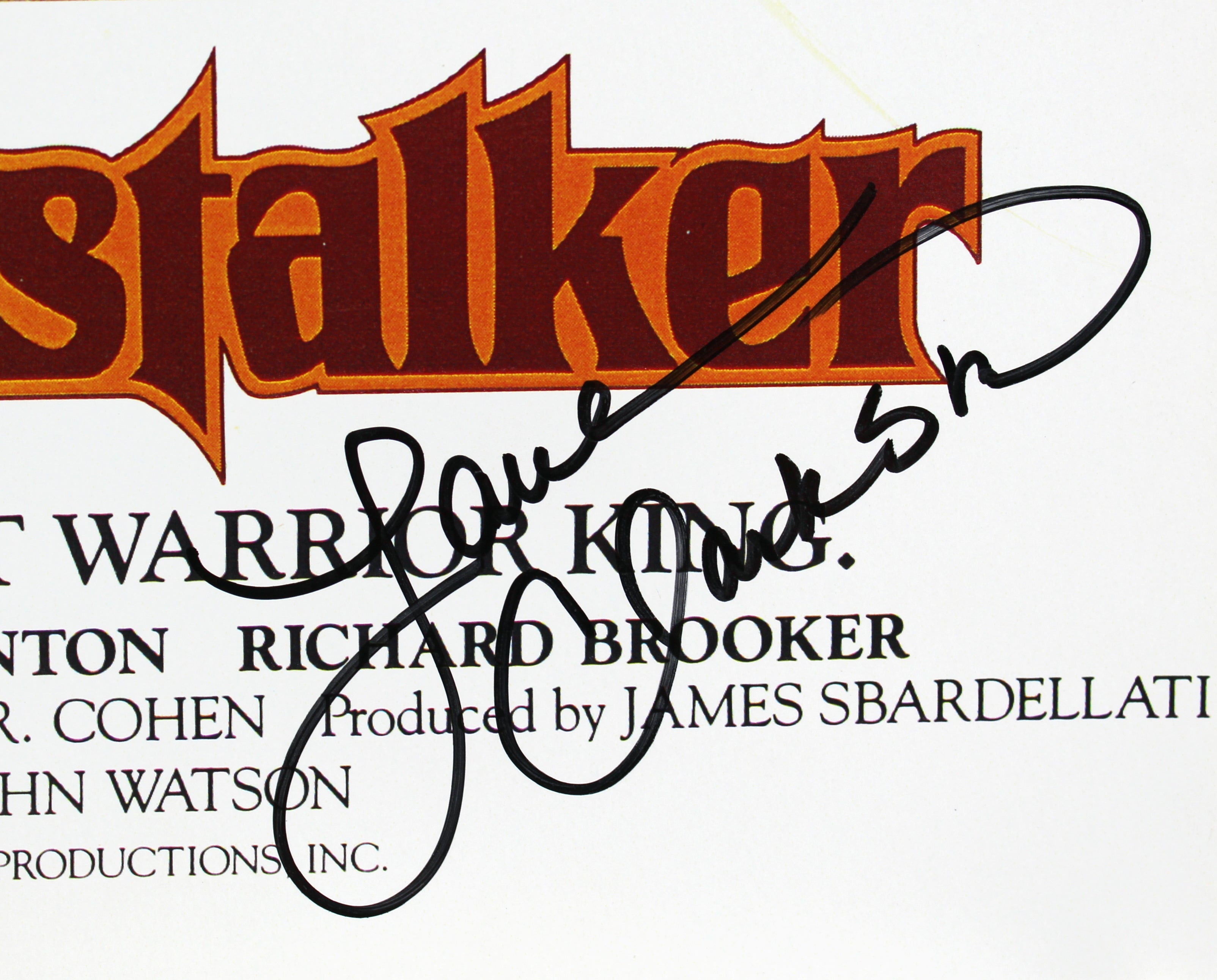 Lana Clarkson Deathstalker Authentic Signed 11x17 Photo Deceased BAS #BA75510