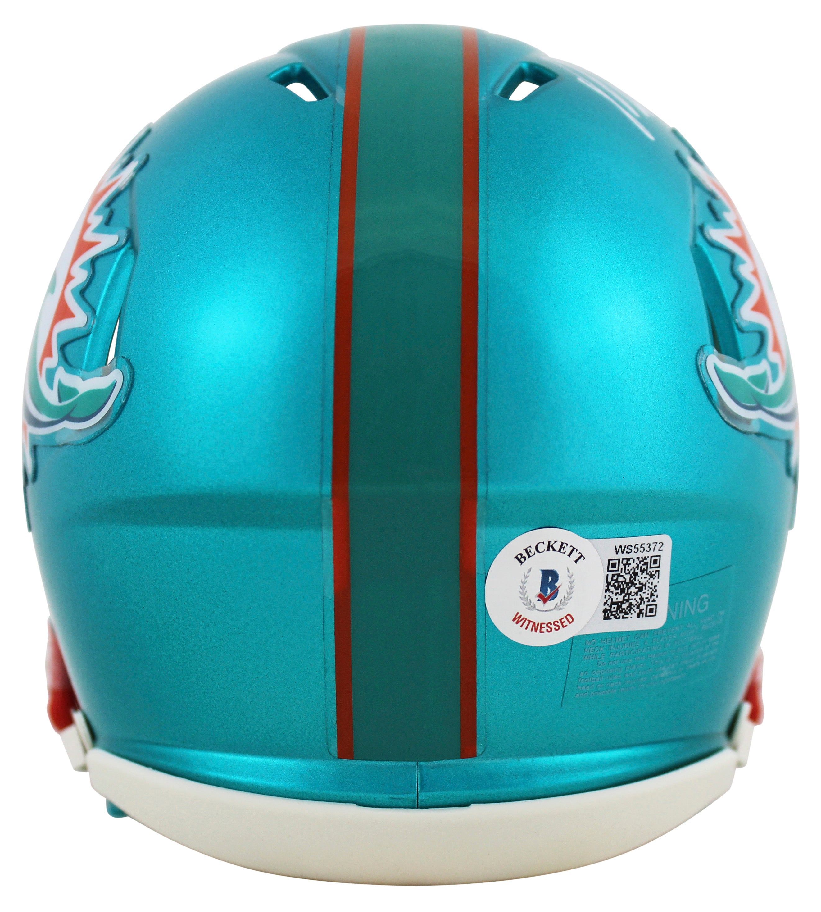 Dolphins Mike Gesicki Authentic Signed Flash Speed Mini Helmet BAS Witnessed