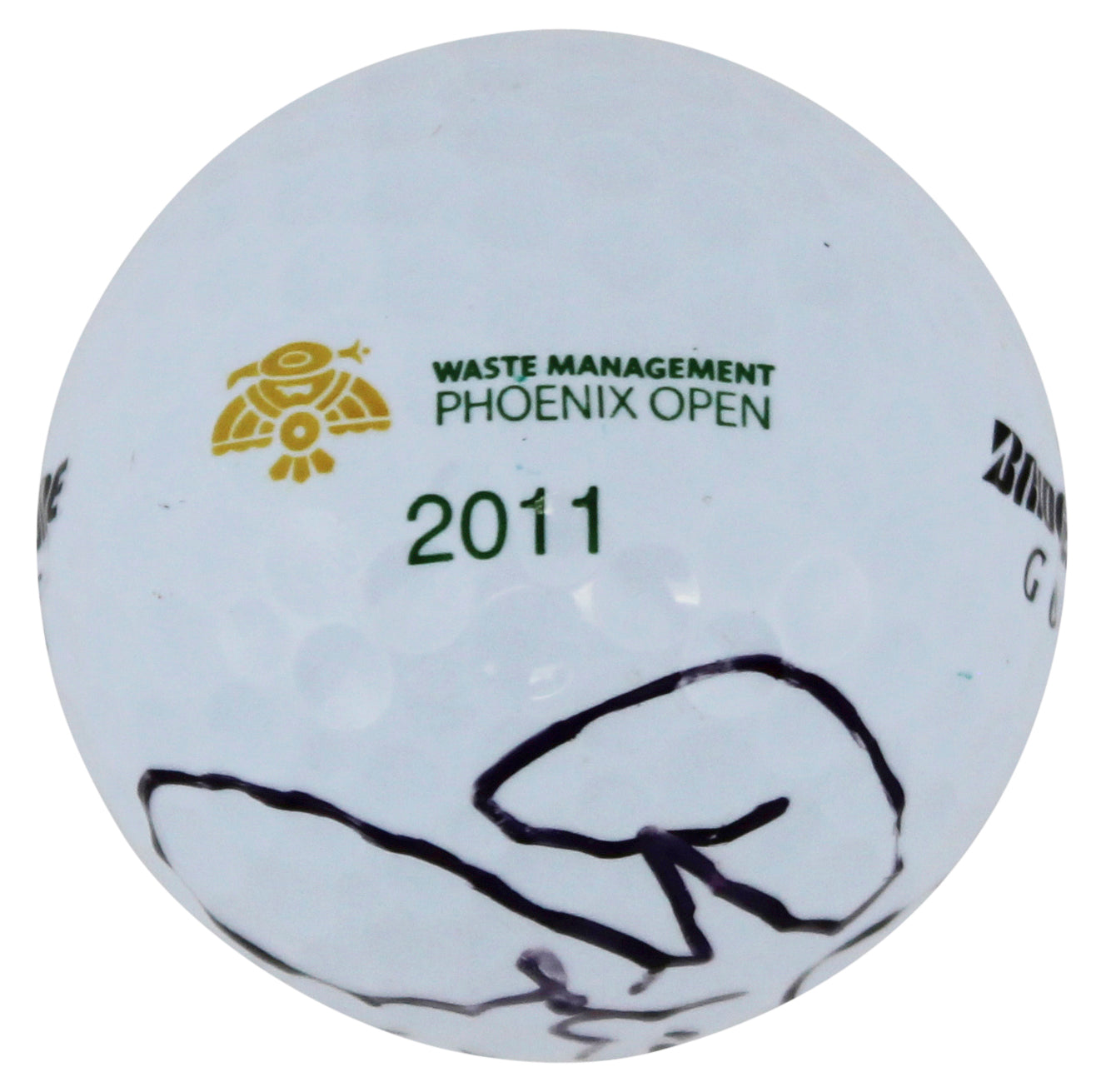 Rickie Fowler Authentic Signed WM Open Bridgestone Golf Ball BAS #AC33598
