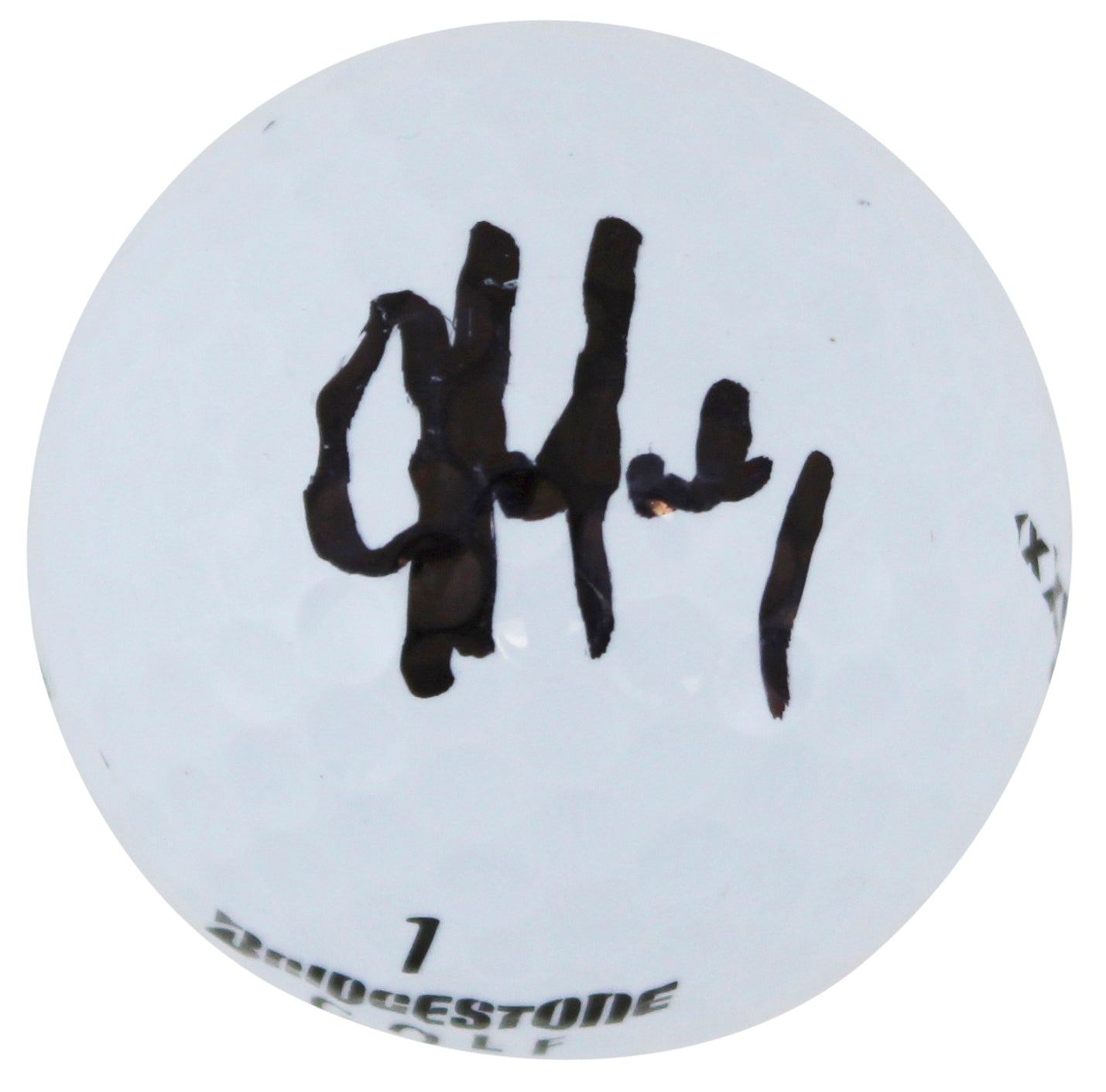 Aaron Baddley Signed Bridgestone WM Open Logo Golf Ball BAS #AC33601