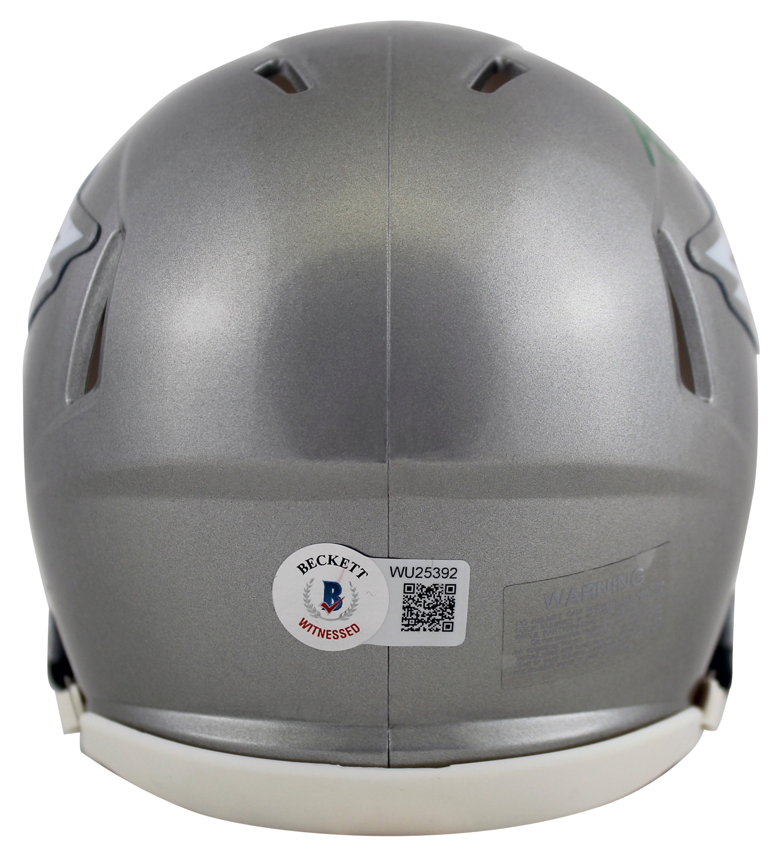 Eagles A.J. Brown Authentic Signed Flash Speed Mini Helmet BAS Witnessed