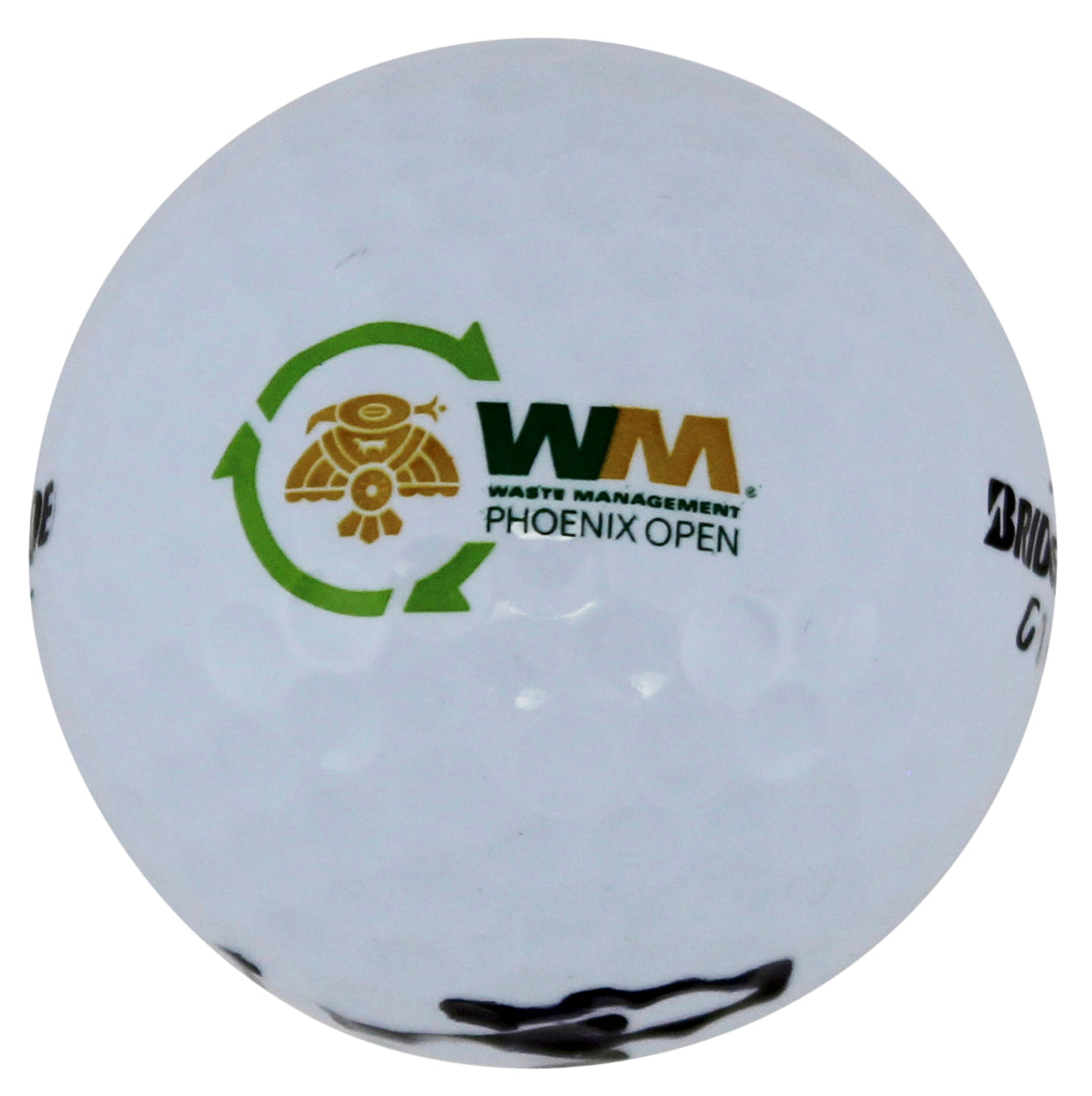 Bill Haas Authentic Signed Bridgestone WM Open Logo Golf Ball BAS #AC33608
