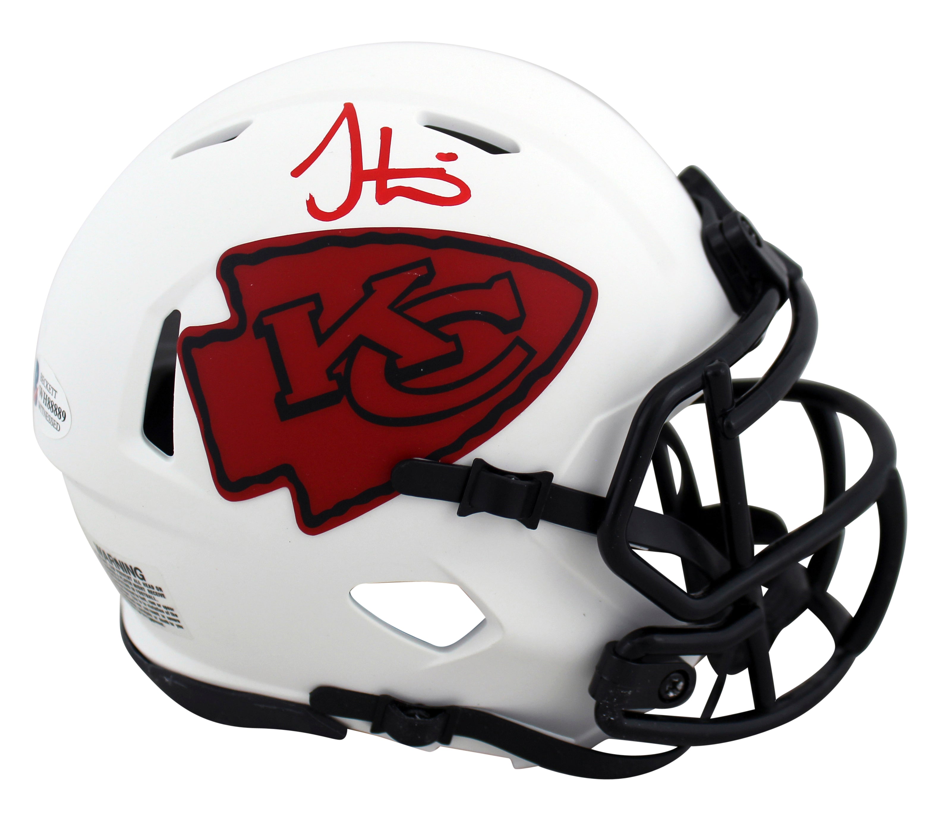 Chiefs Tyreek Hill Authentic Signed Lunar Speed Mini Helmet BAS Witnessed