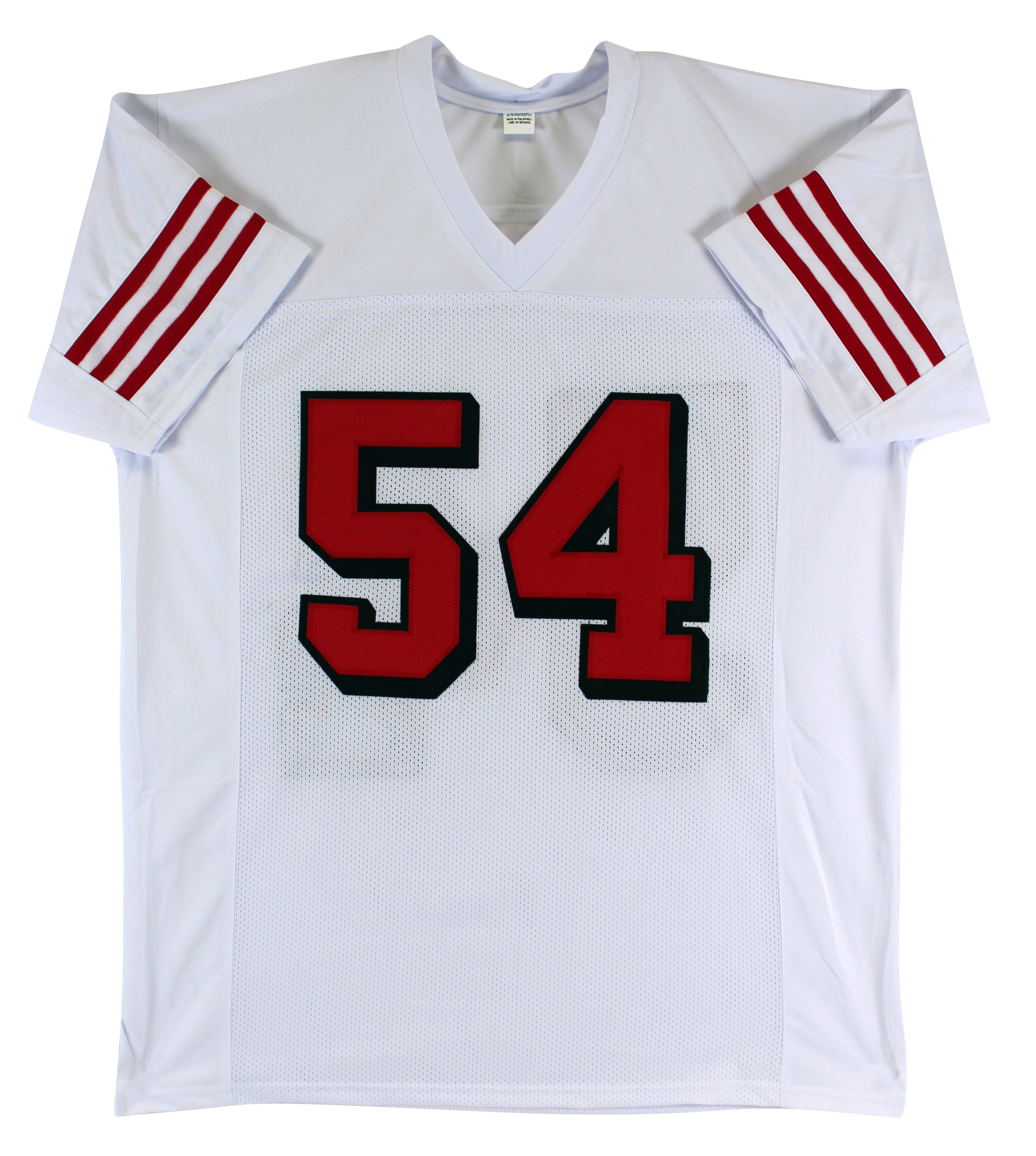 Fred Warner Authentic Signed White Pro Style Jersey w/ Dropshadow BAS