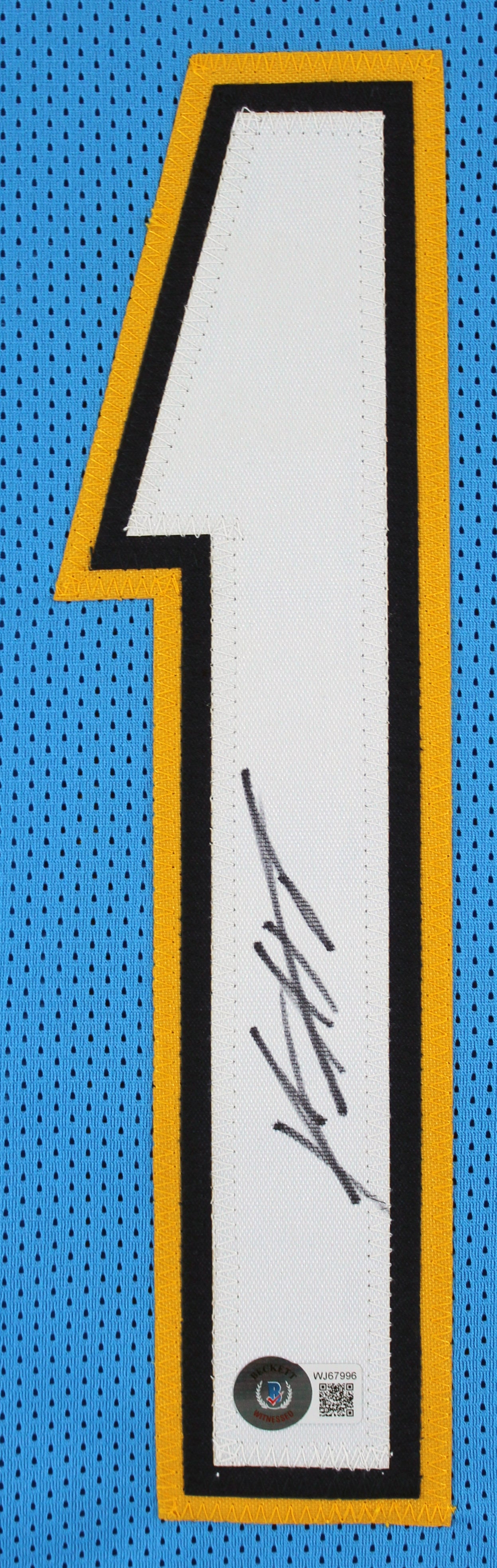 Keenan Allen Authentic Signed Powder Blue Framed Pro Style Jersey JSA Witness