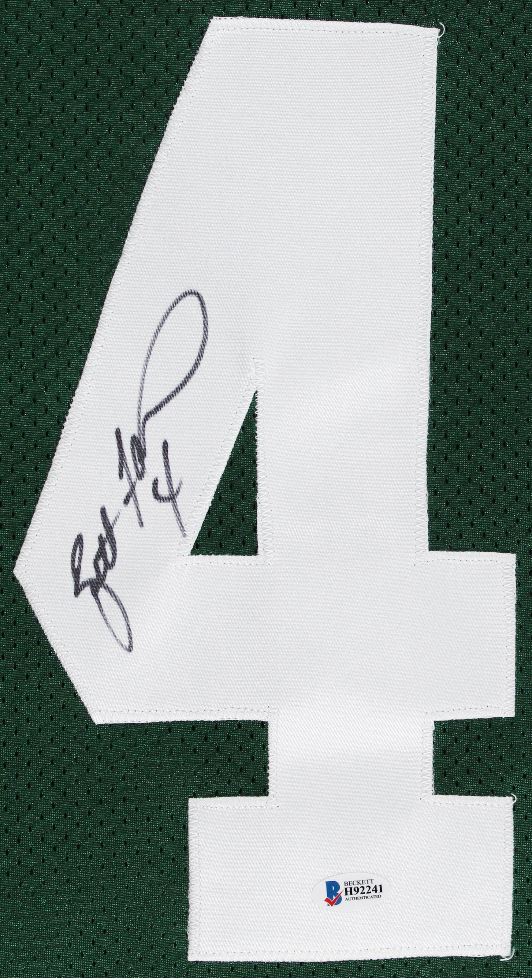 Packers Brett Favre Authentic Signed Green Wilson Framed Jersey BAS #H92241