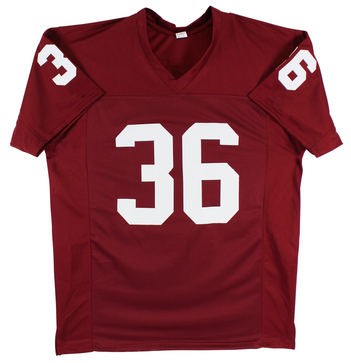 Oklahoma Steve Owens "Heisman 69" Signed Maroon Pro Style Jersey BAS Witnessed