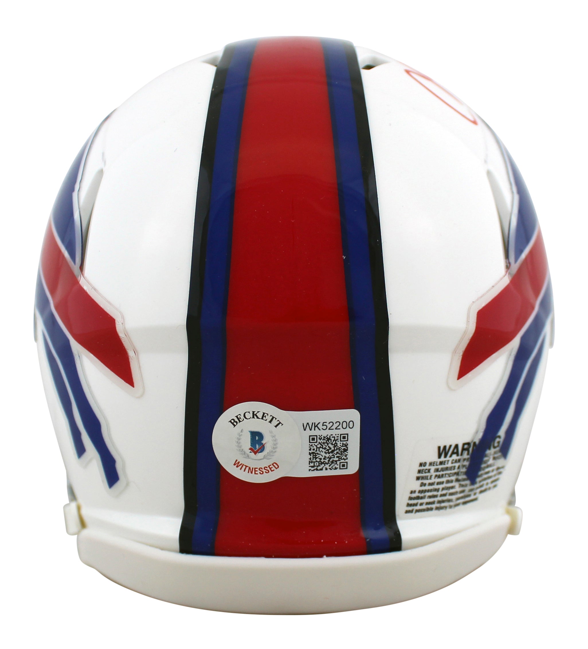 Bills Cole Beasley Authentic Signed Speed Mini Helmet Autographed BAS Witnessed