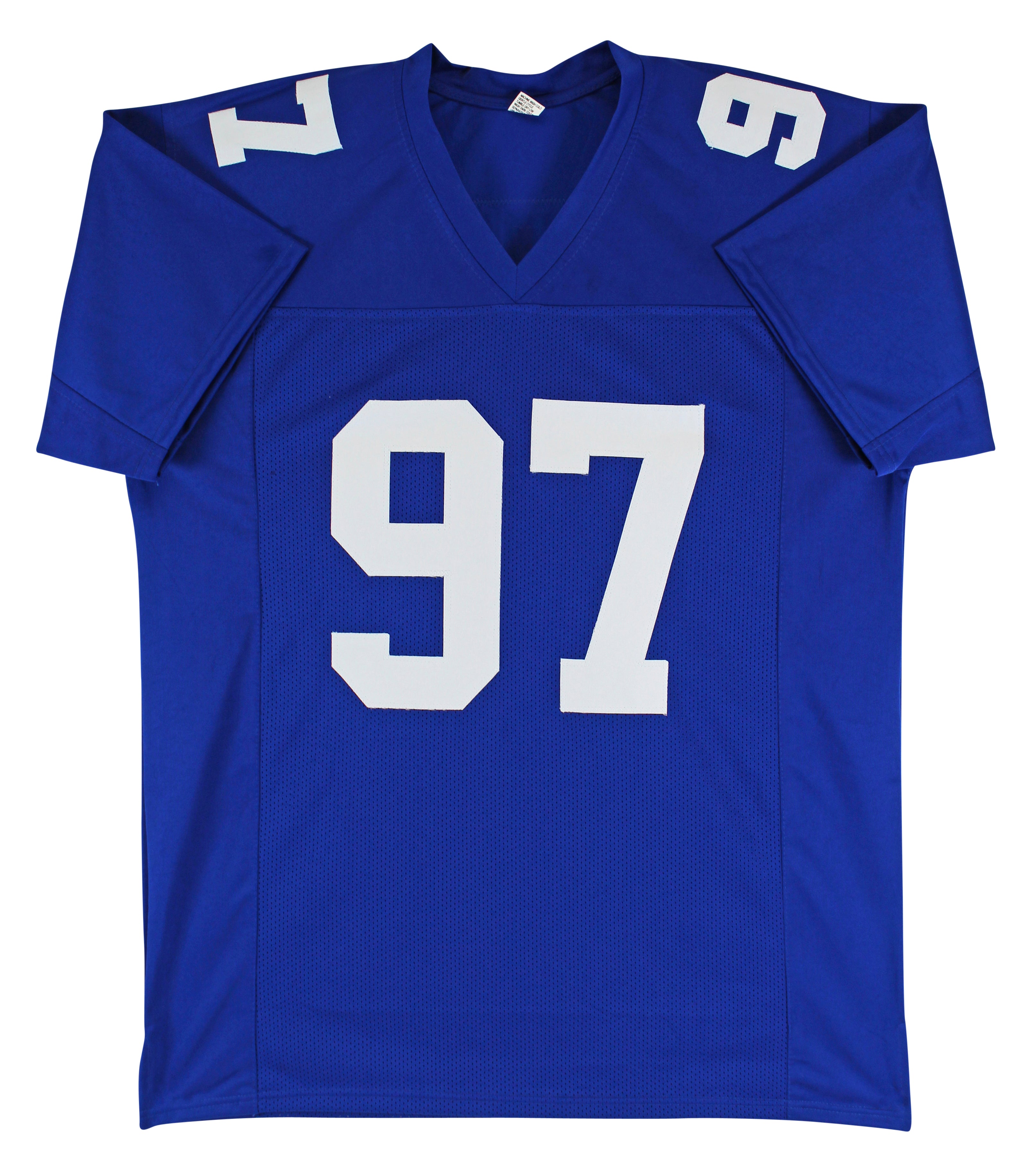 Dexter Lawrence Authentic Signed Blue Pro Style Jersey Autographed BAS Witnessed