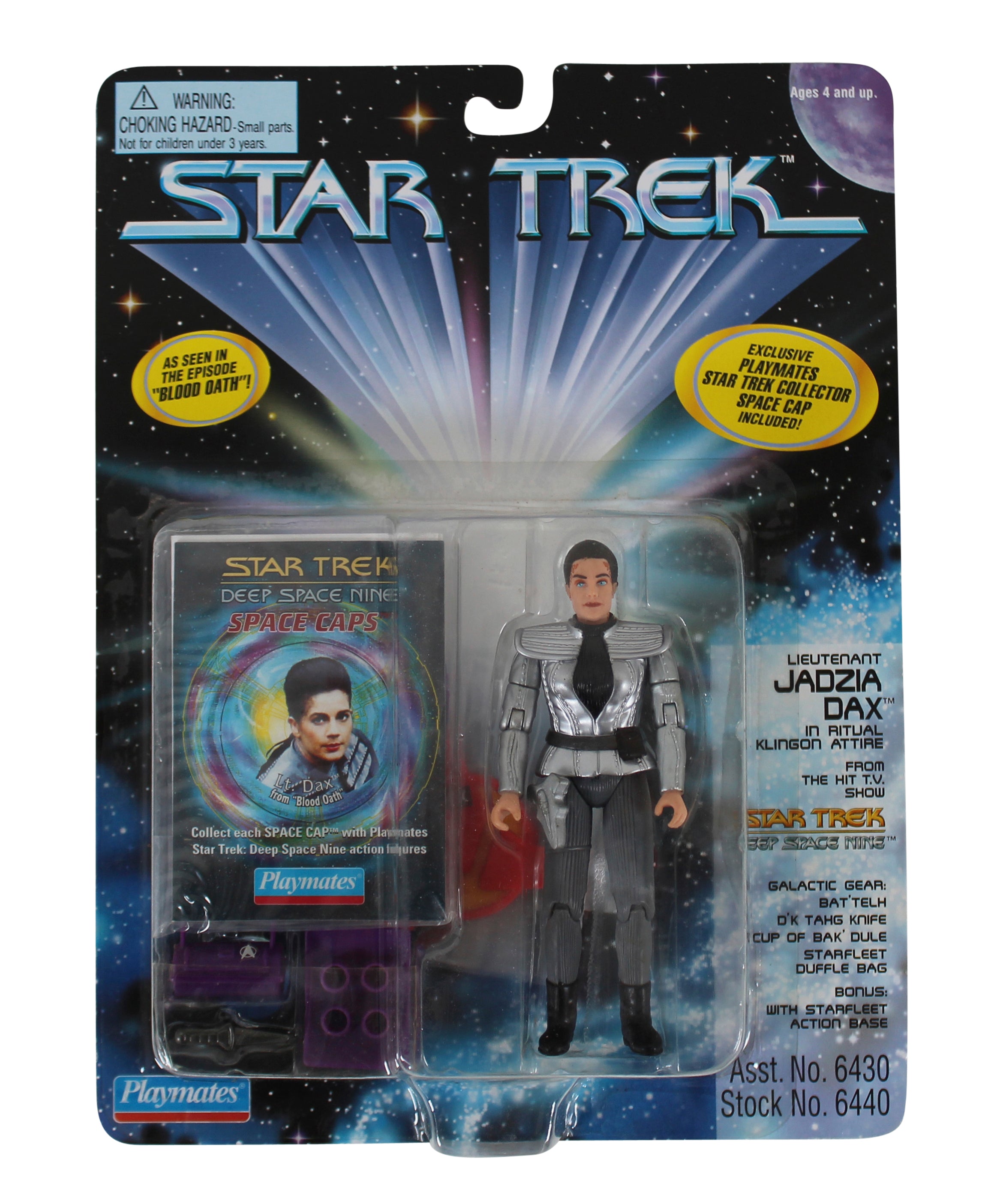 1995 Star Trek Playmates Action Figure Set Deanna Troi, Jadzia Dax & Vash