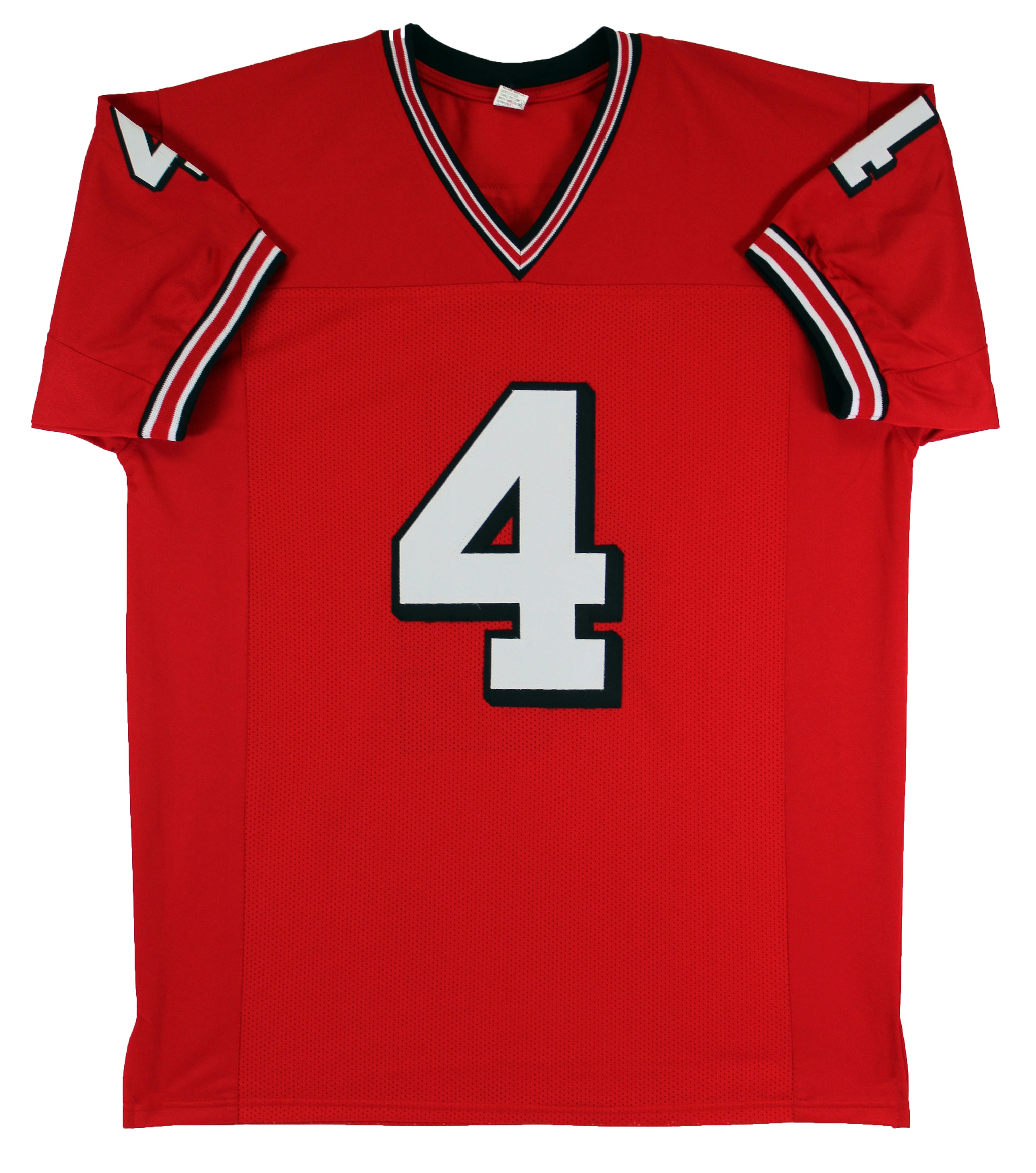 Georgia Champ Bailey Authentic Signed Red Pro Style Jersey BAS Witnessed