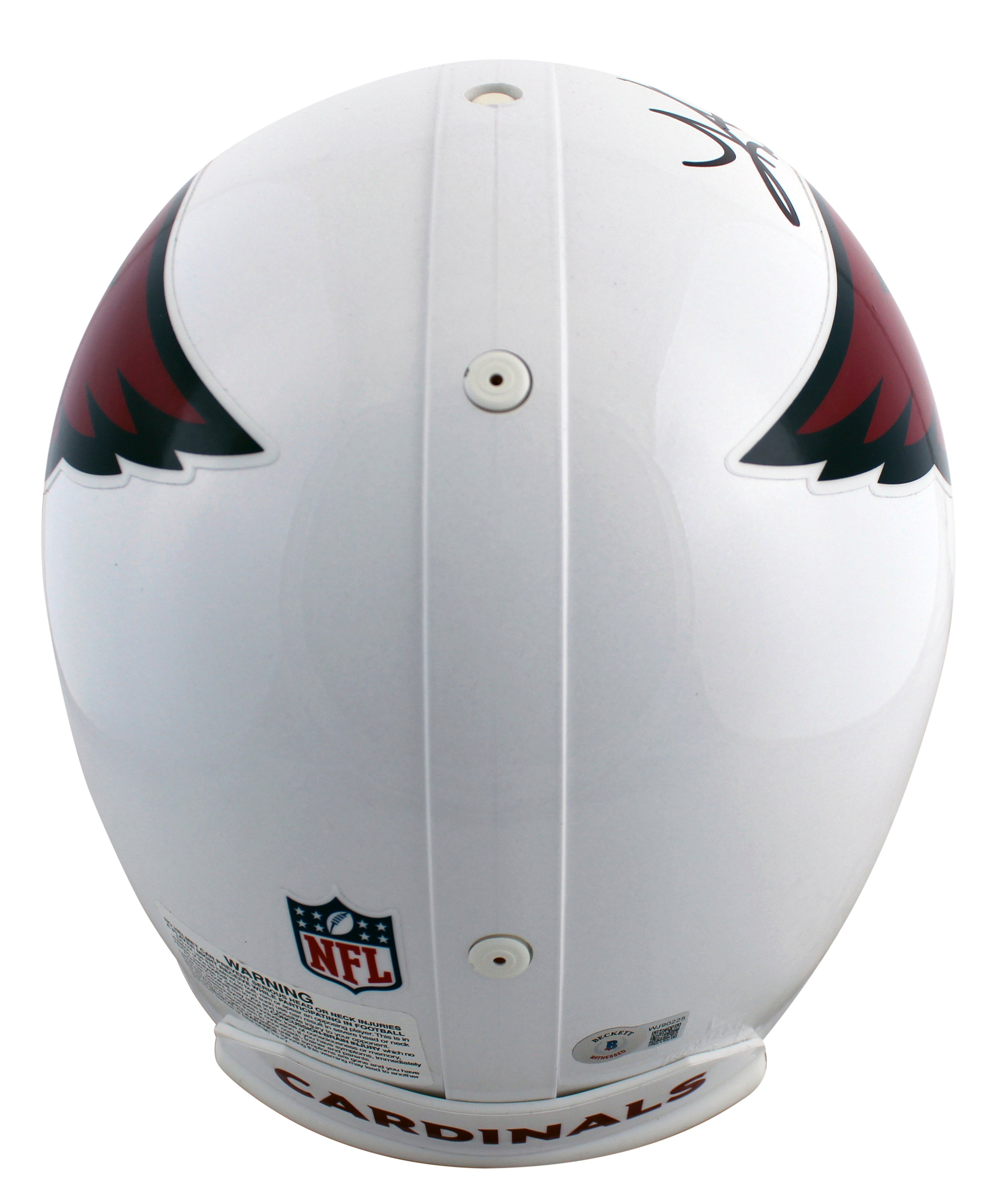 Cardinals Kurt Warner "HOF 17" Signed Full Size Proline Helmet BAS Witnessed
