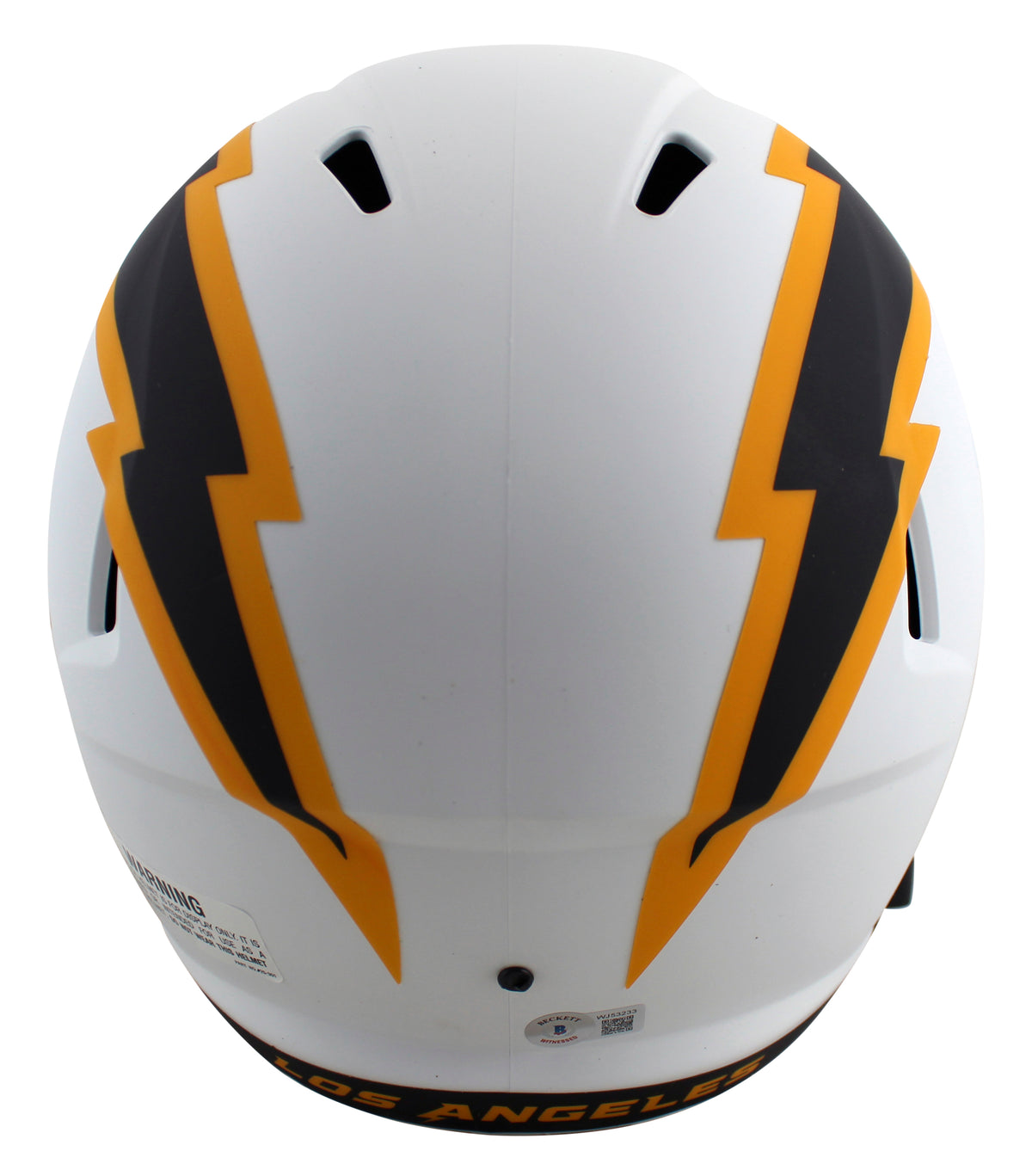 Chargers Joey Bosa Signed Lunar Full Size Speed Rep Helmet BAS Witnessed