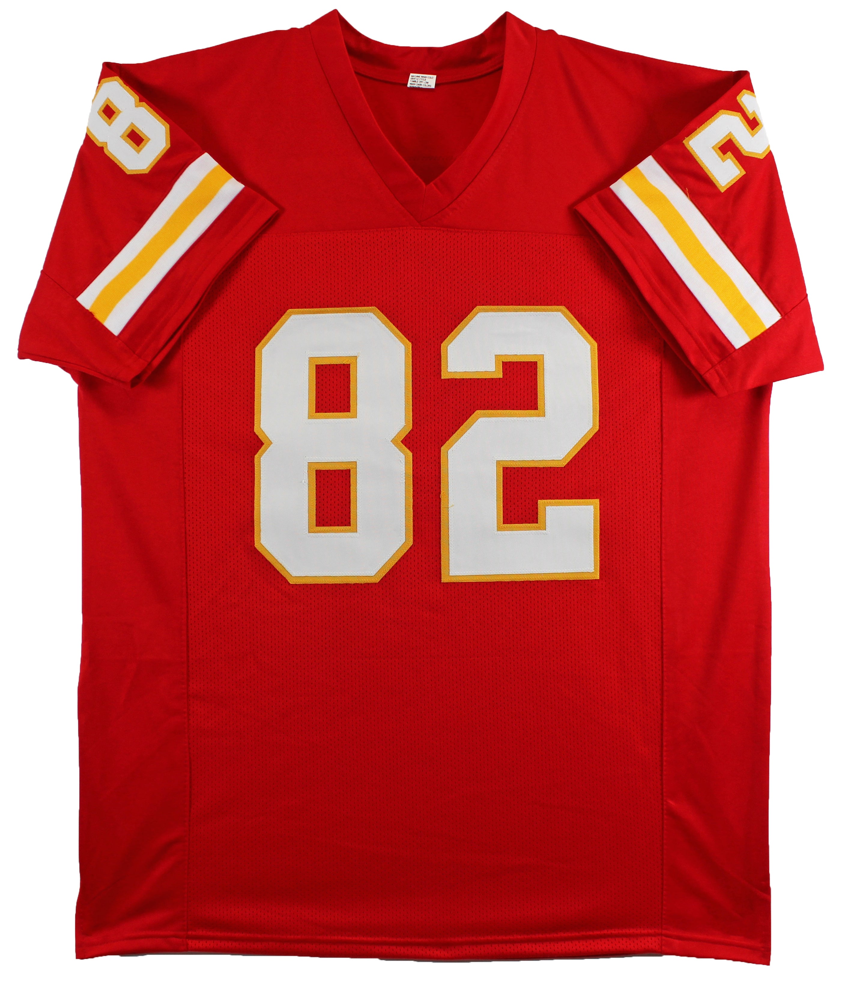 Dante Hall "Human Joystick" Authentic Signed Red Pro Style Jersey BAS Witnessed