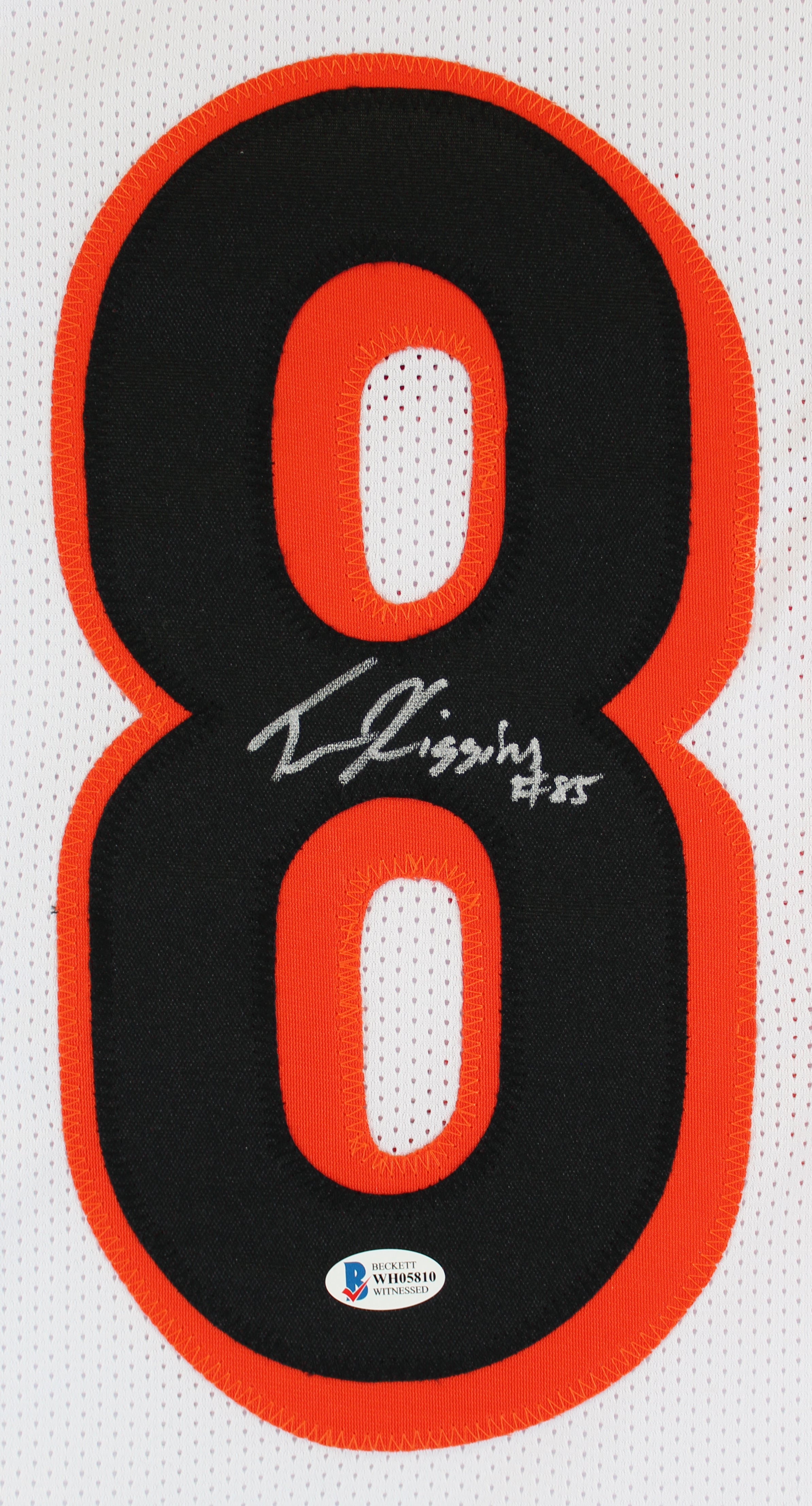 Tee Higgins Authentic Signed White Pro Style Jersey Autographed BAS Witnessed