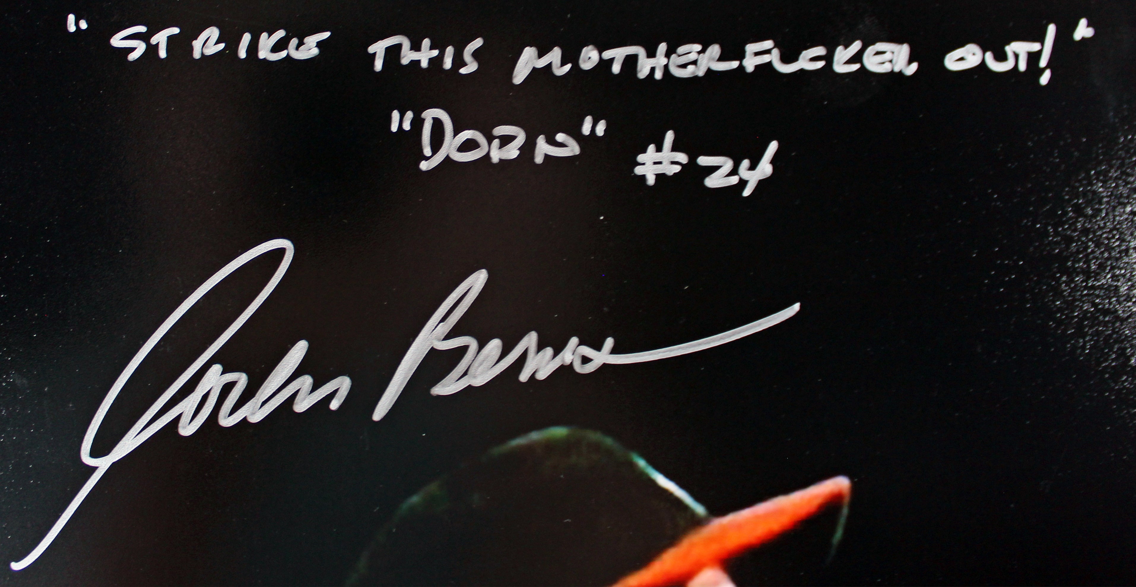 Charlie Sheen & Corbin Bernsen Major League "STMFO" Signed 16x20 Photo BAS Wit 2