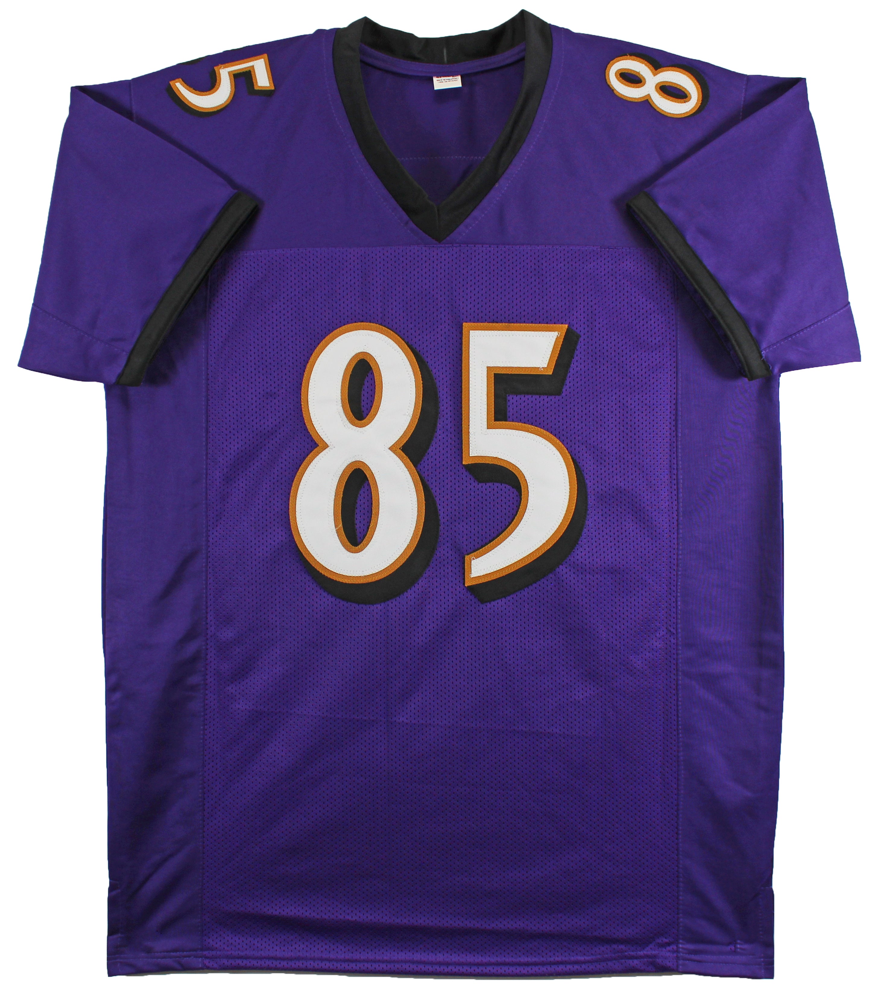 Derrick Mason Authentic Signed Purple Pro Style Jersey Autographed BAS Witnessed