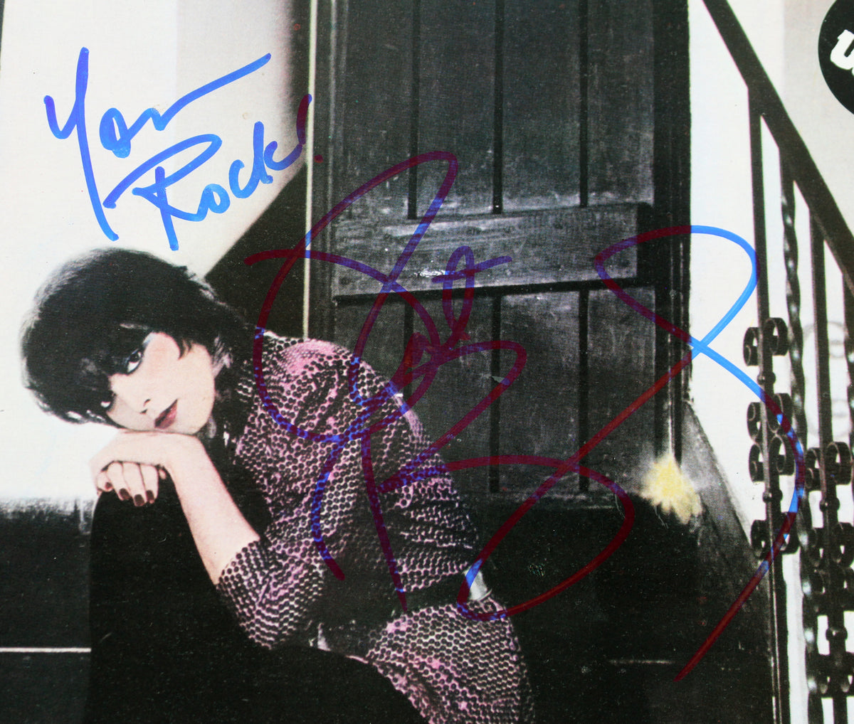 Pat Benatar "You Rock" Authentic Signed Precious Time Album Cover BAS #BF88112