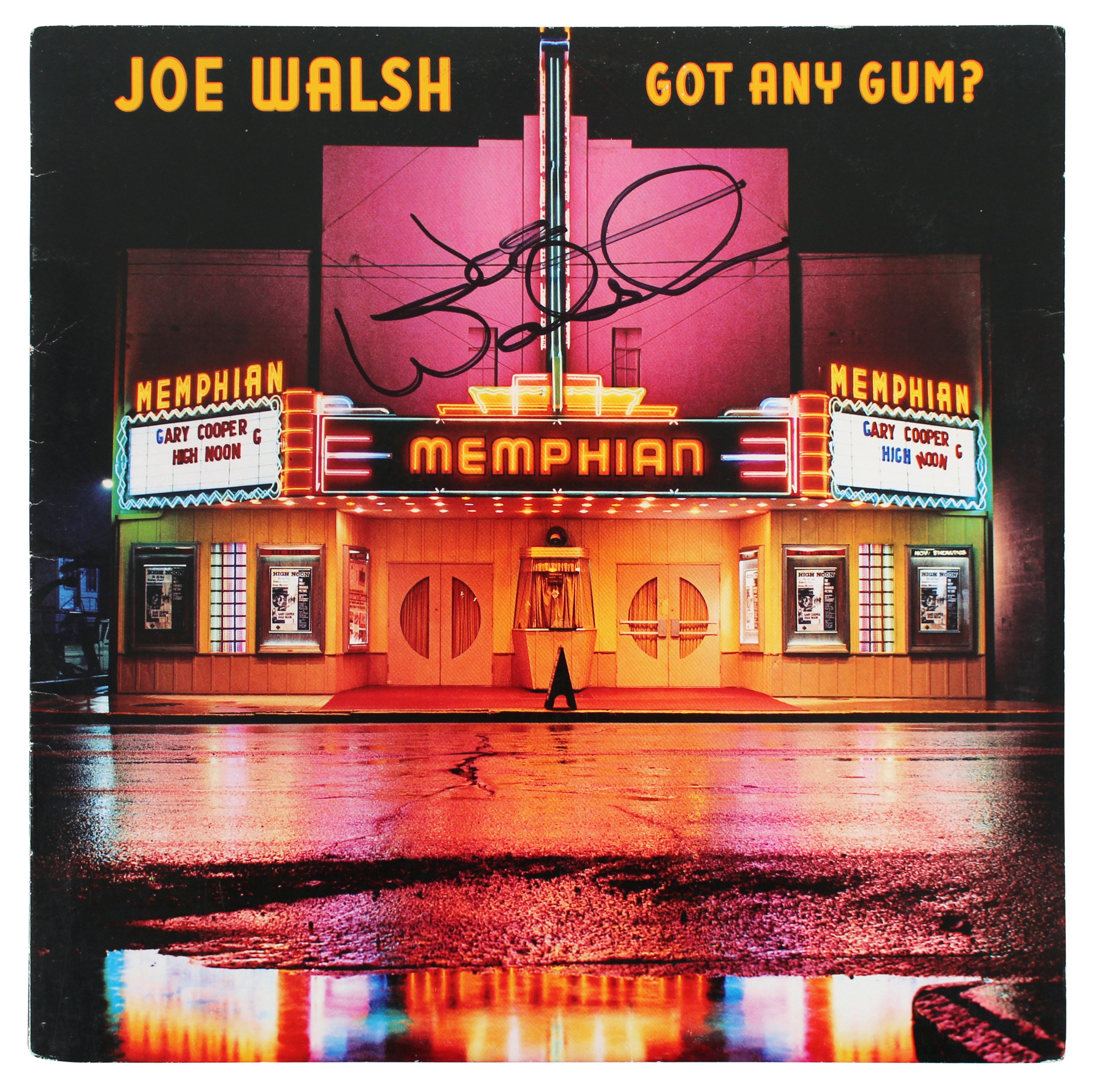 Joe Walsh Authentic Signed Got Any Gum? Album Cover Autographed BAS #BF88117