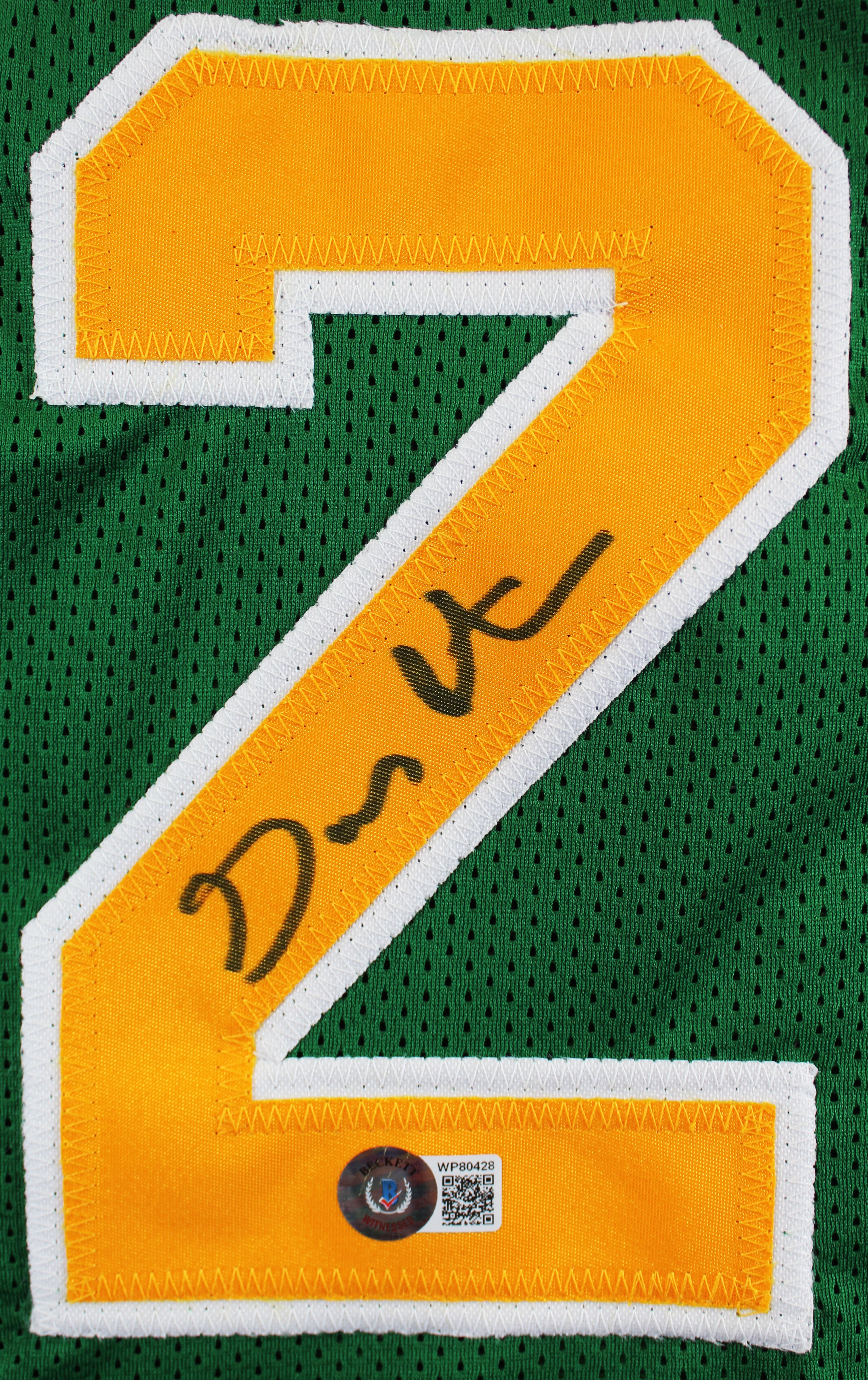 Sonics Gary Payton Authentic Signed Green Framed Jersey Autographed BAS Wit