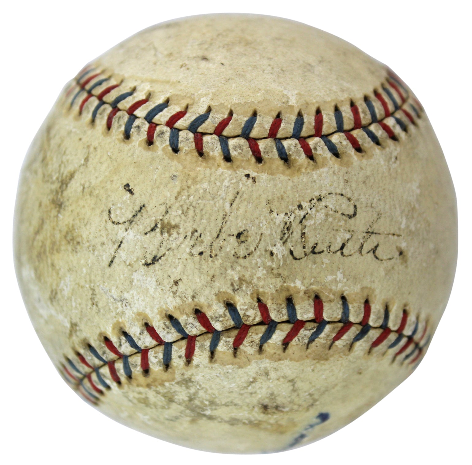 Yankees Babe Ruth Signed Authentic 1926-27 Era OAL Ban Johnson Baseball PSA/DNA