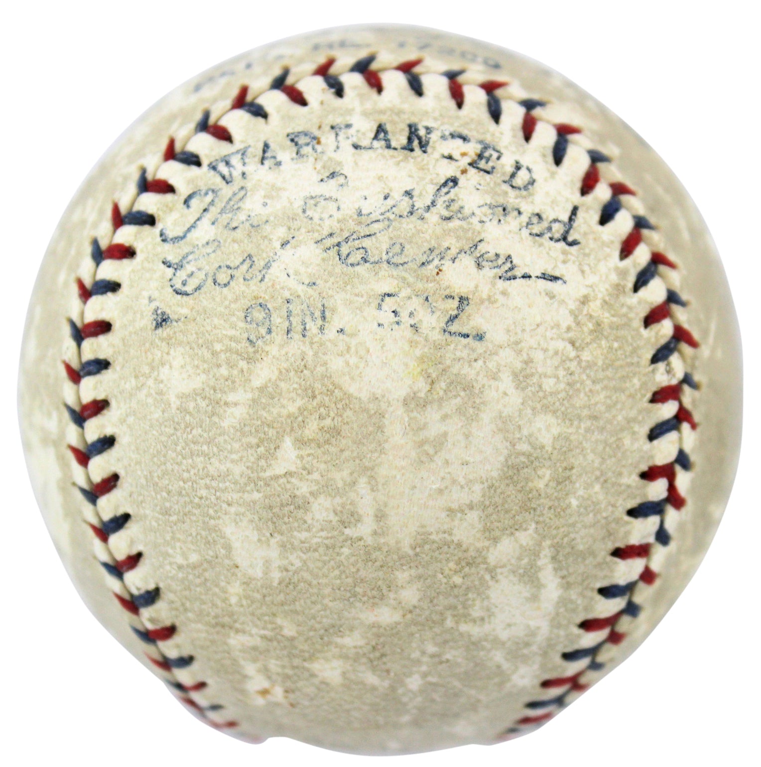 Yankees Babe Ruth & Lou Gehrig Signed Authentic Oal Baseball JSA & PSA #T11394