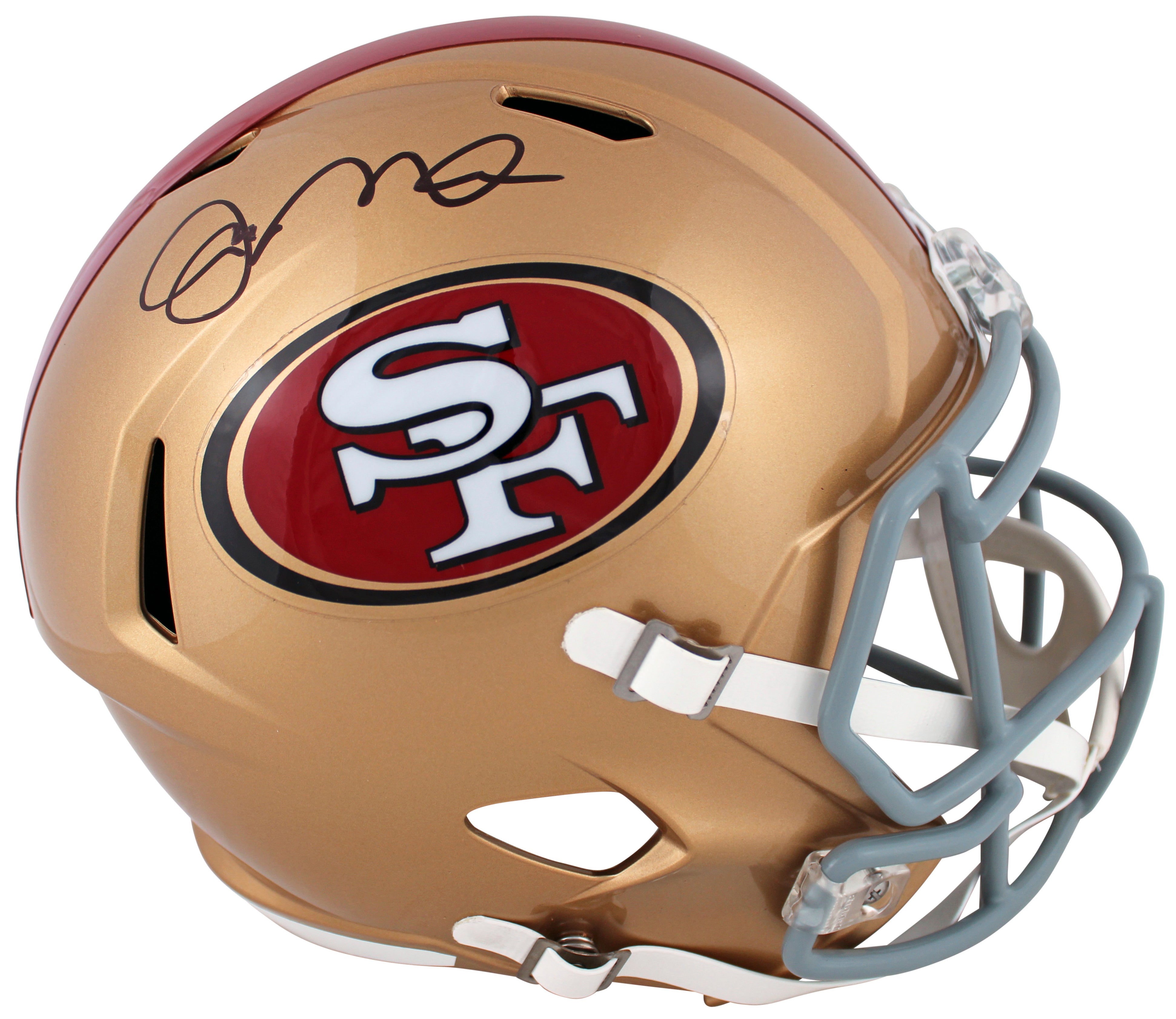 49ers Joe Montana Authentic Signed Full Size Speed Rep Helmet Autographed JSA