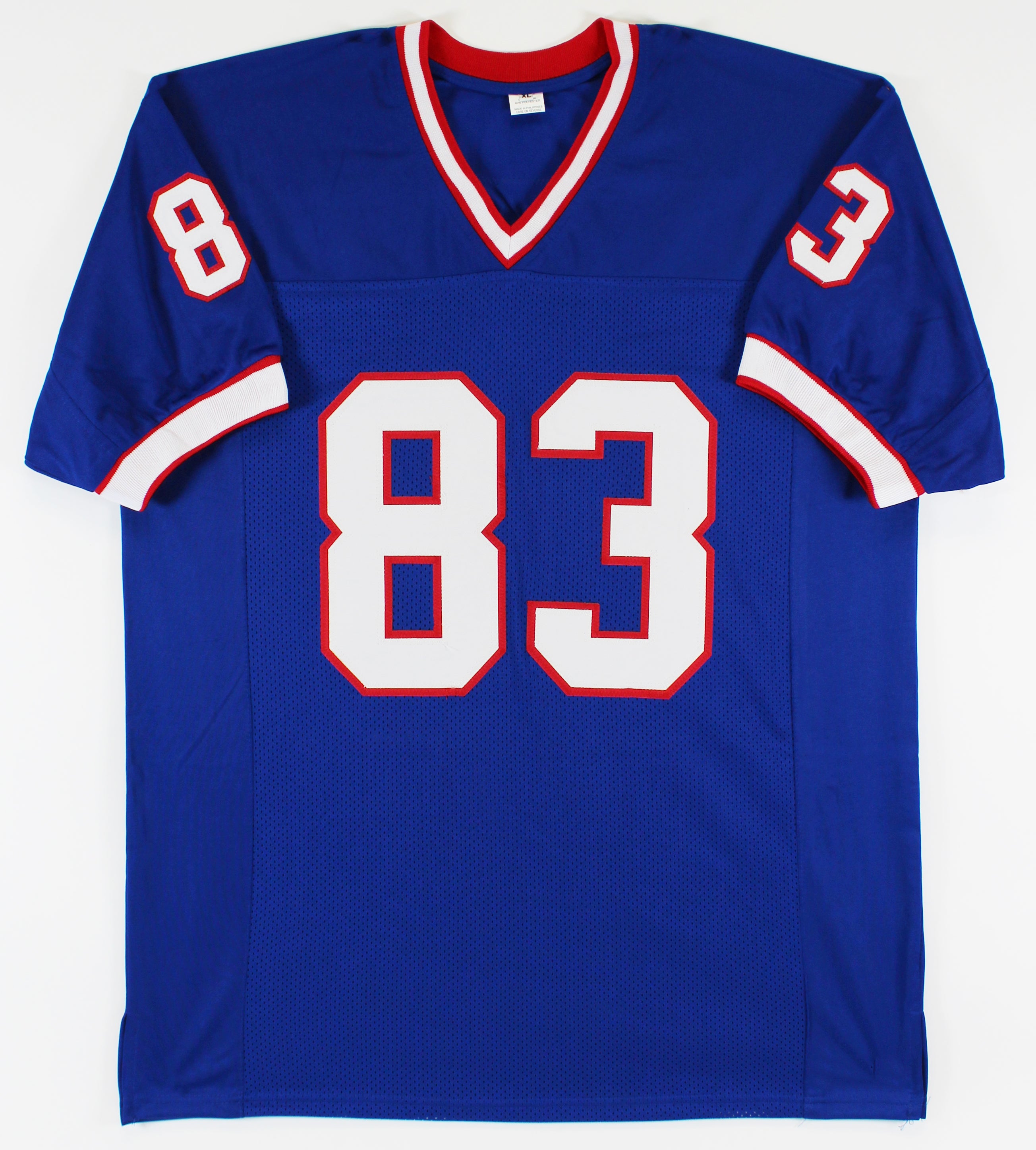 Andre Reed Authentic Signed Blue Pro Style Jersey Autographed JSA Witness