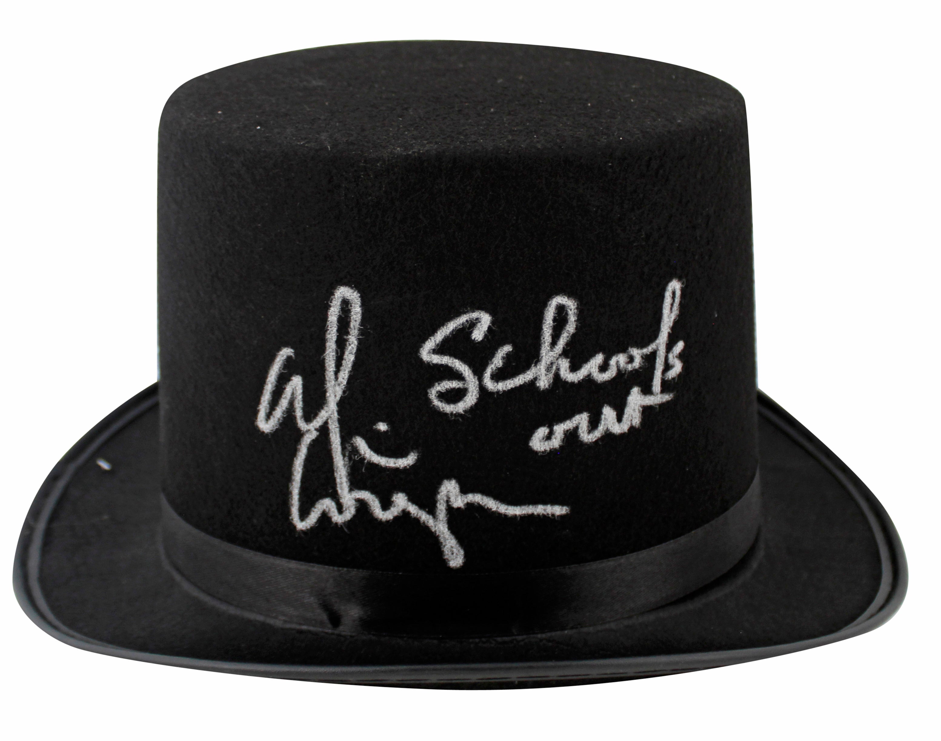 Alice Cooper "School's Out" Authentic Signed Fedora Autographed BAS Witnessed