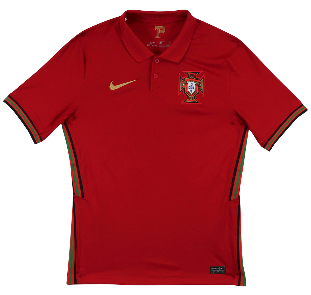 Portugal Cristiano Ronaldo Authentic Signed Red Nike Jersey Autographed BAS LOA