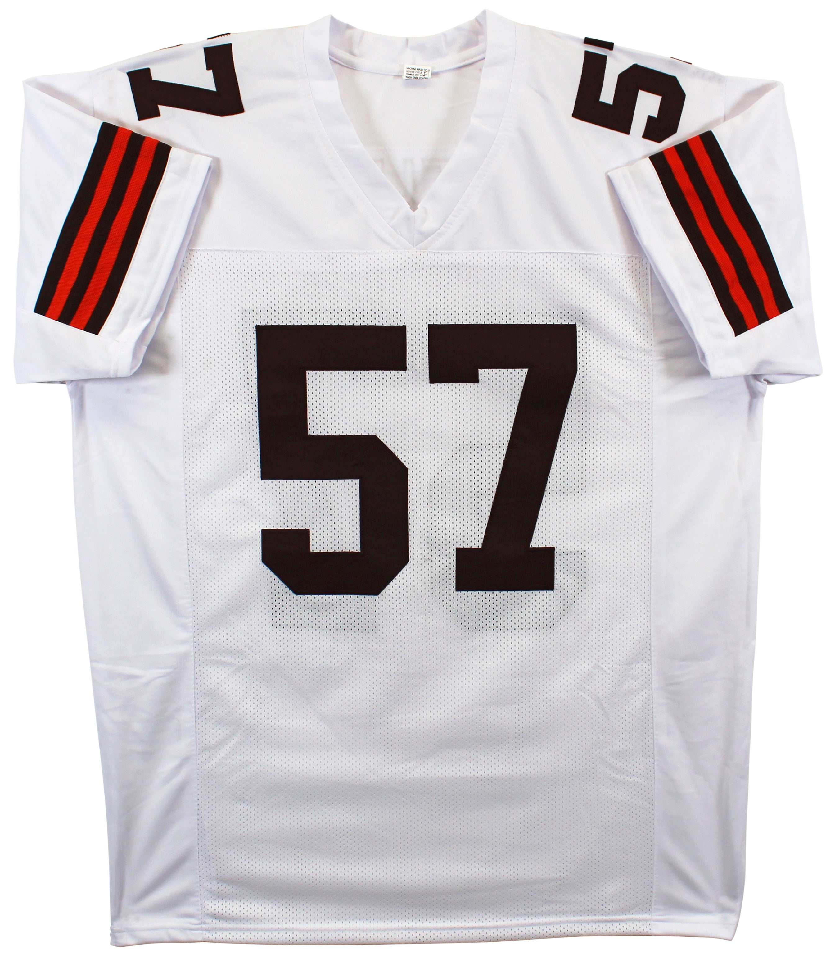 Clay Matthews Jr. Authentic Signed White Pro Style Jersey BAS Witnessed
