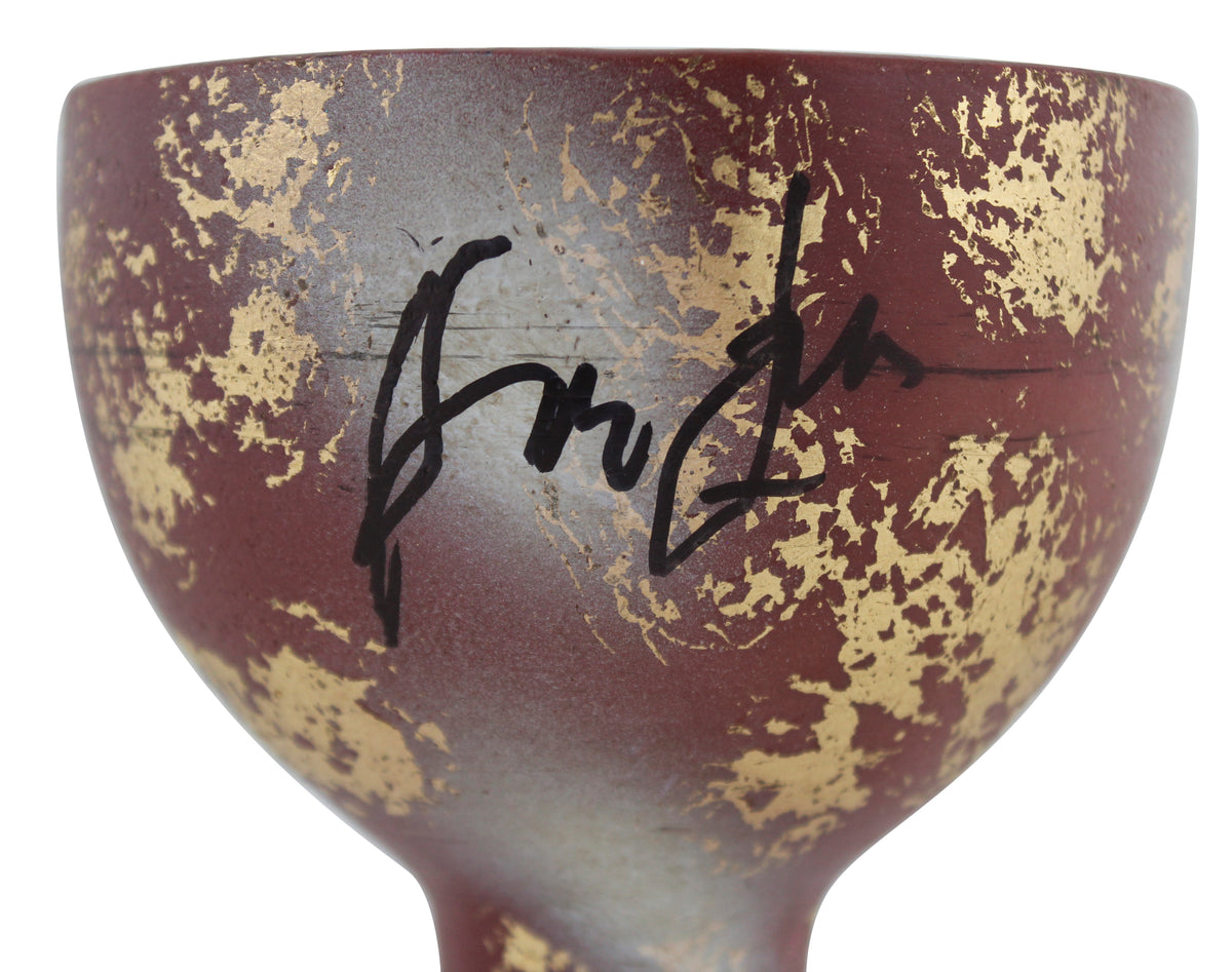 Harrison Ford Indiana Jones Signed 6.5 Inch Holy Grail Golden Chalice Prop BAS