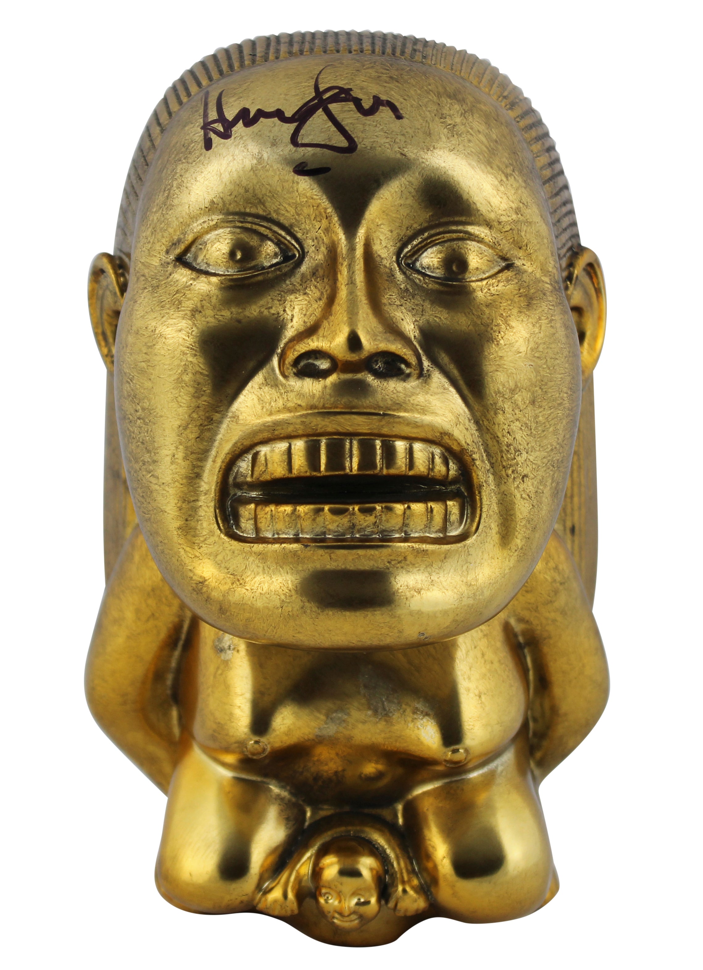 Harrison Ford Indiana Jones Signed 7.75" Replica Idol Movie Prop BAS #AC26708