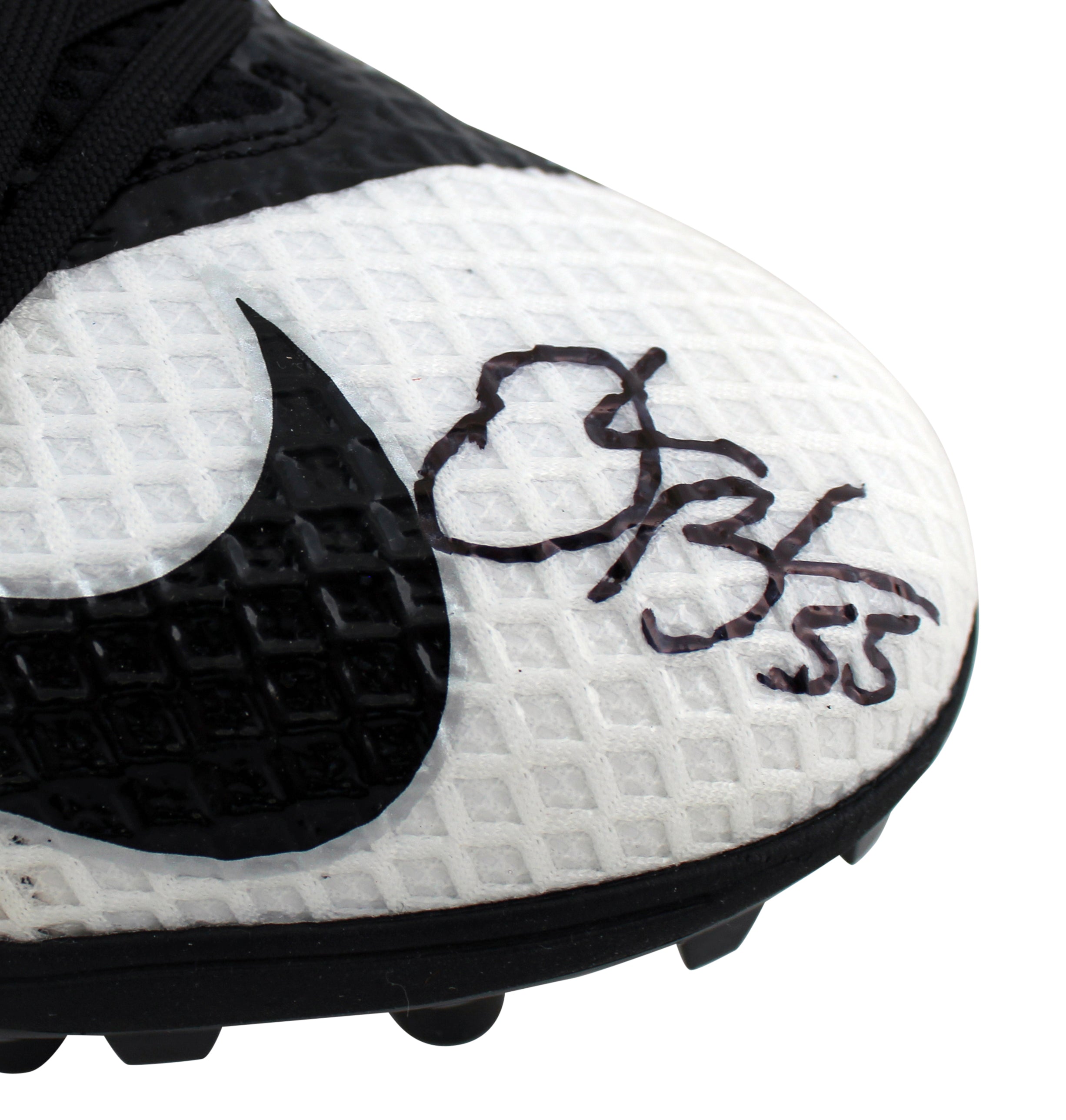 Buccaneers Derrick Brooks Signed Nike Lunarbeast Elite TD Cleat BAS Witnessed