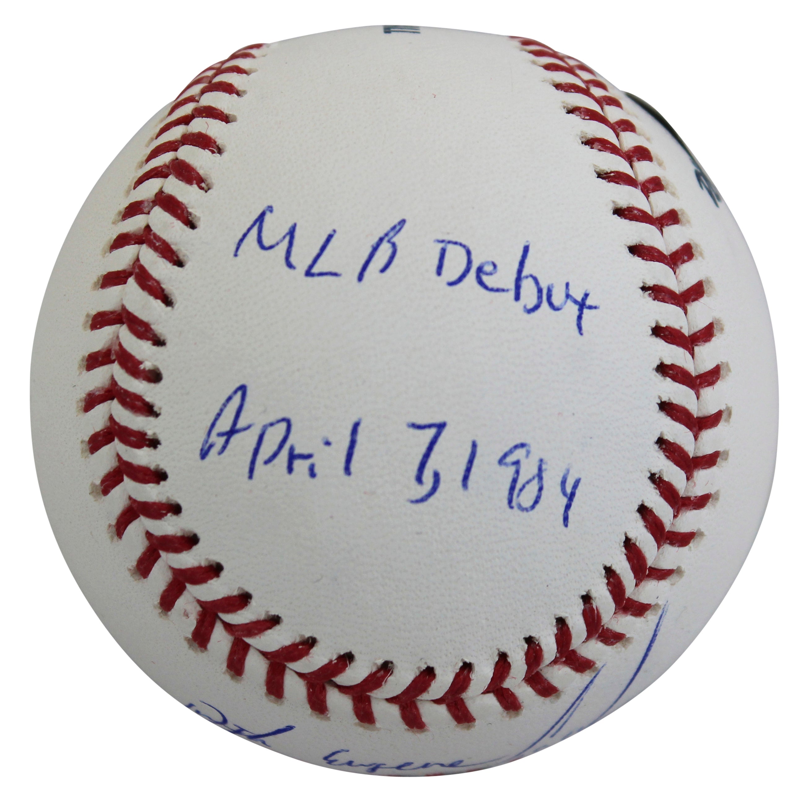 Mets Dwight Eugene Gooden "3x Inscribed" Signed Oml Baseball BAS Witnessed