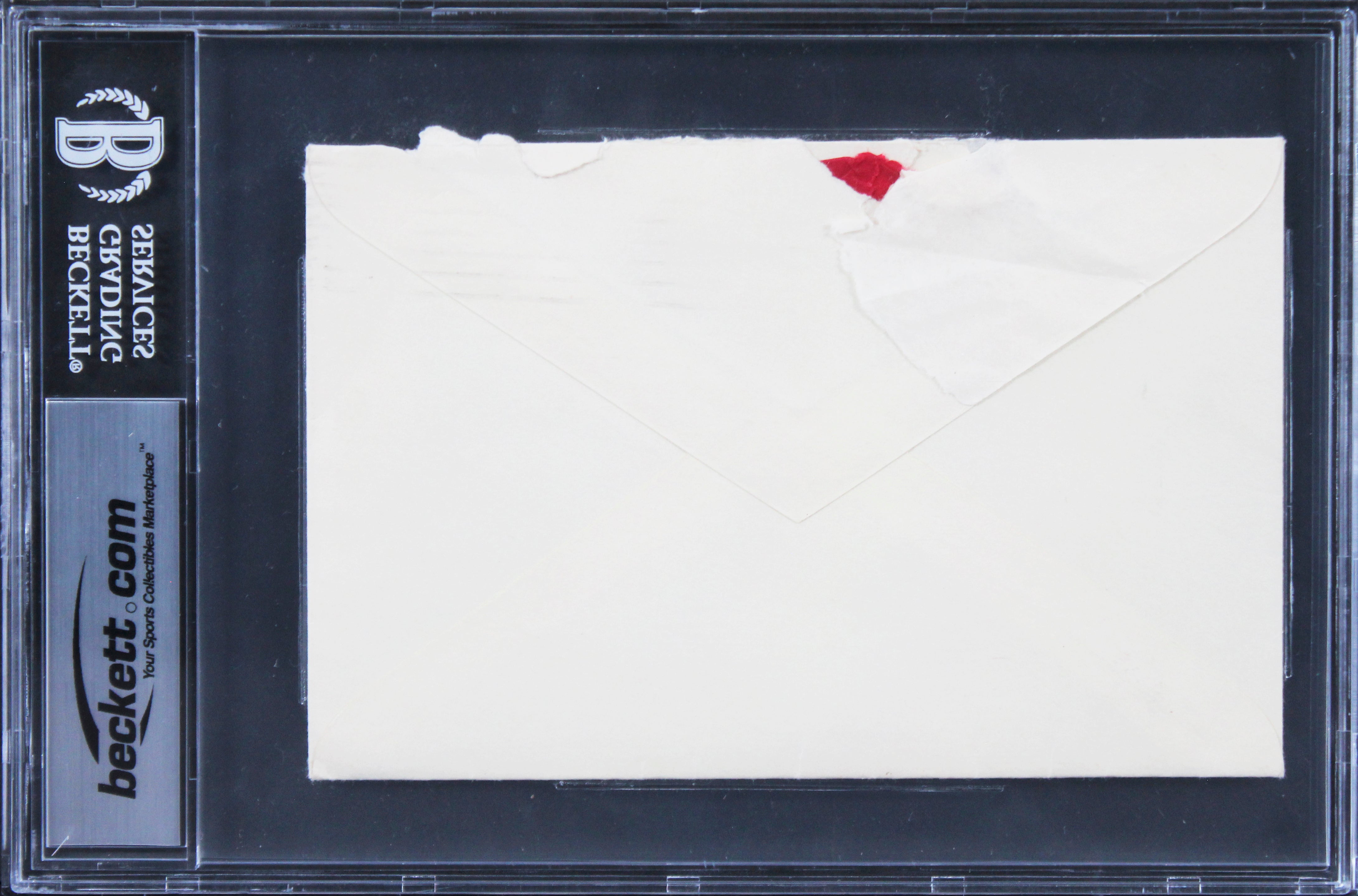 Princess Diana Authentic Signed 4.25x6.25 Envelope Handwriting Sample BAS Slab
