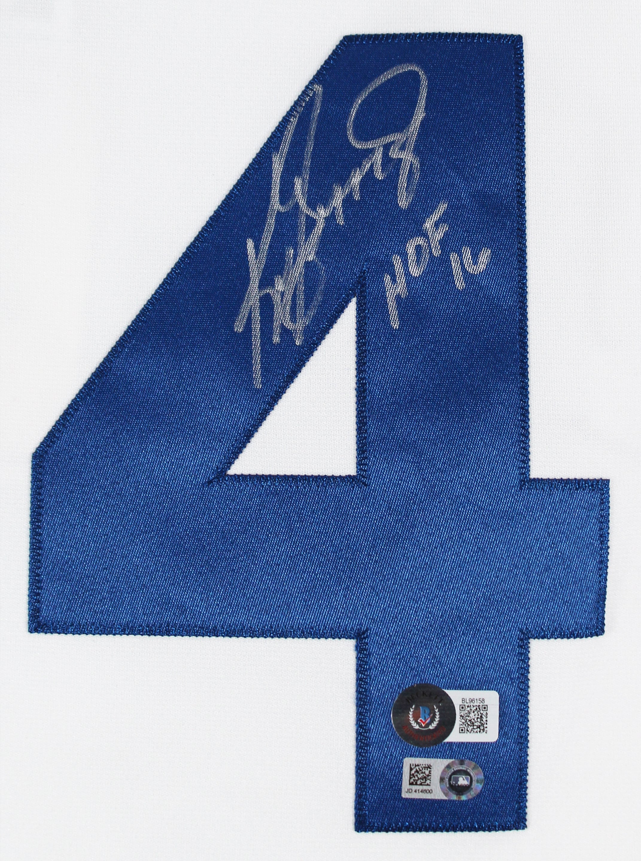 Mariners Ken Griffey Jr. "HOF 16" Signed White M&N CC Authentic Jersey BAS